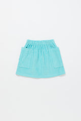 CORDUROY SKIRT LIGHT BLUE