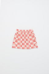 DECKENROCK ROT/WEISS