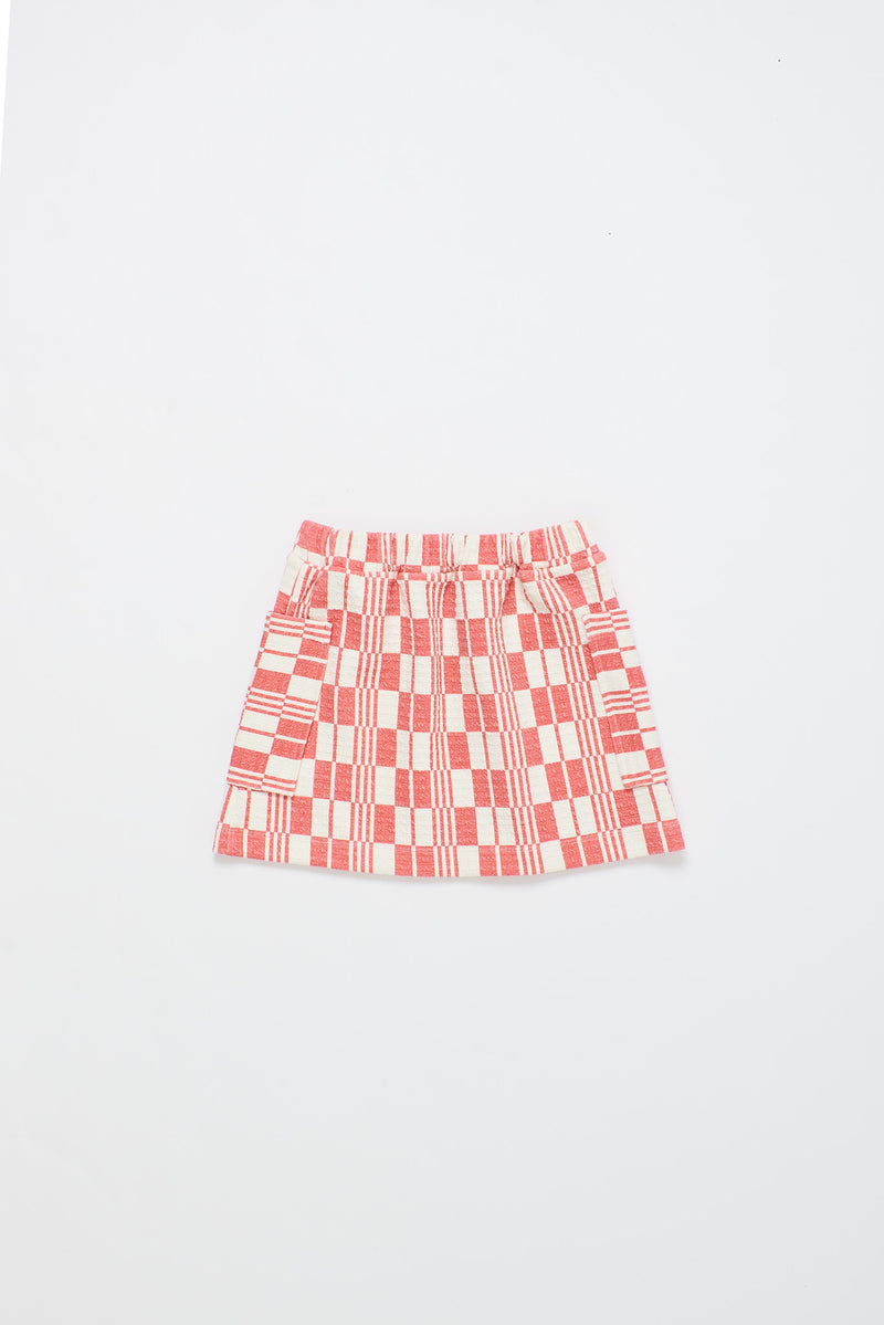 DECKENROCK ROT/WEISS