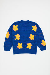 CARAMBOLA KNIT JACKET BLUE