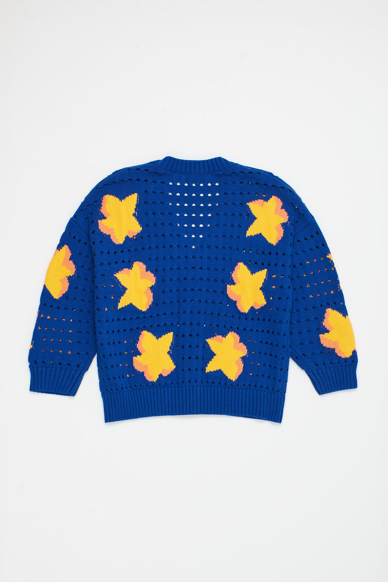 CARAMBOLA KNIT JACKET BLUE