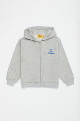 MANGOSTAN BASIC HOODIE GREY MELANGE
