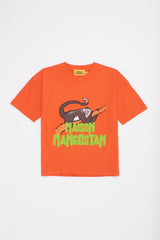 MONKEY FOREST T-SHIRT RED