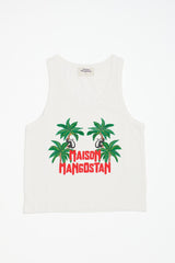 MONKEY FOREST TANK WHITE ADULT
