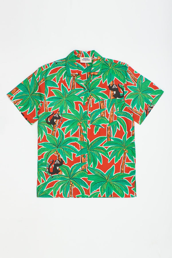 MONKEY FOREST SHIRT RED ADULT