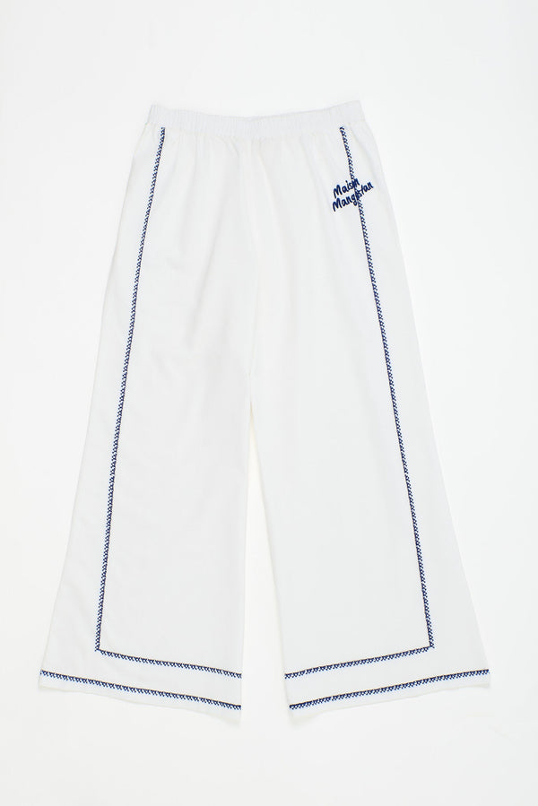 POMEGRANATE EMBROIDERY TROUSERS WHITE ADULT