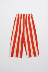 STRIPES TROUSERS WHITE/ RED