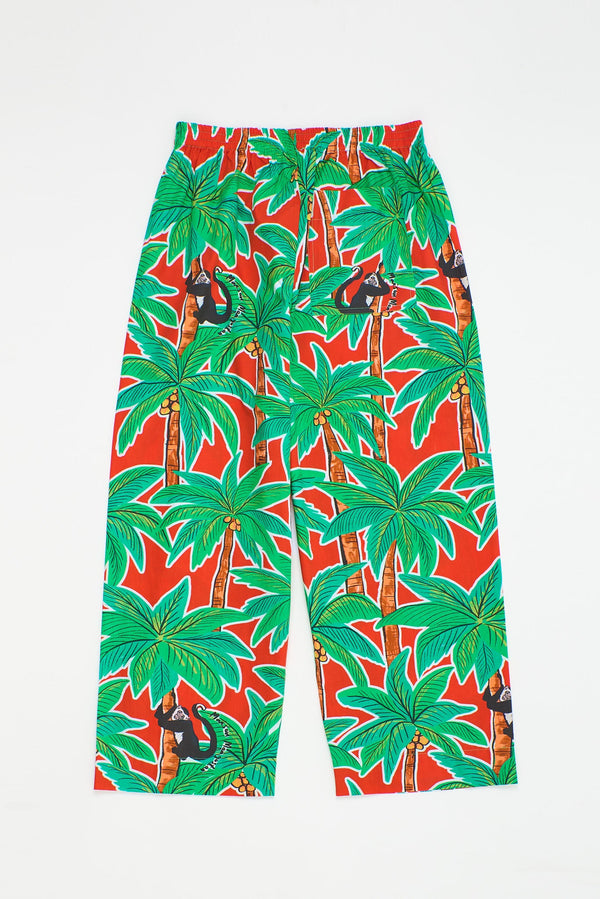 MONKEY FOREST TROUSERS RED ADULT