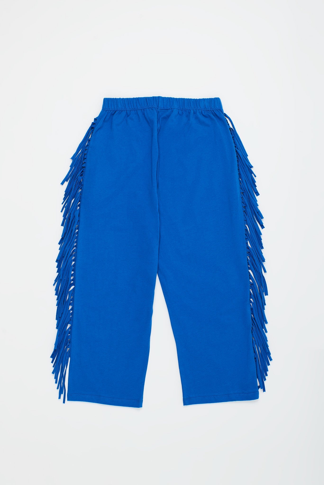 FRINGED TROUSERS BLUE