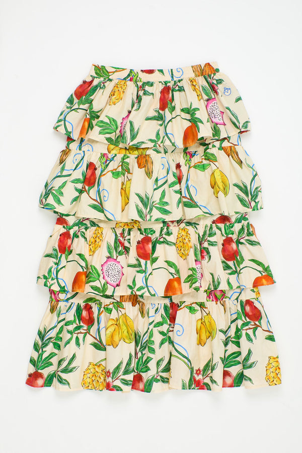 PASSION FRUIT SKIRT BEIGE ADULT