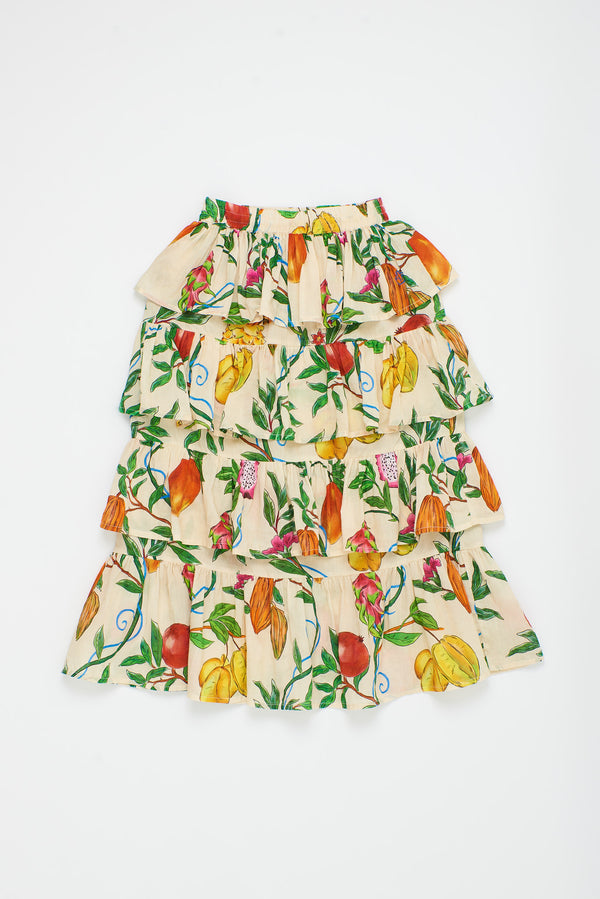 PASSION FRUIT SKIRT BEIGE