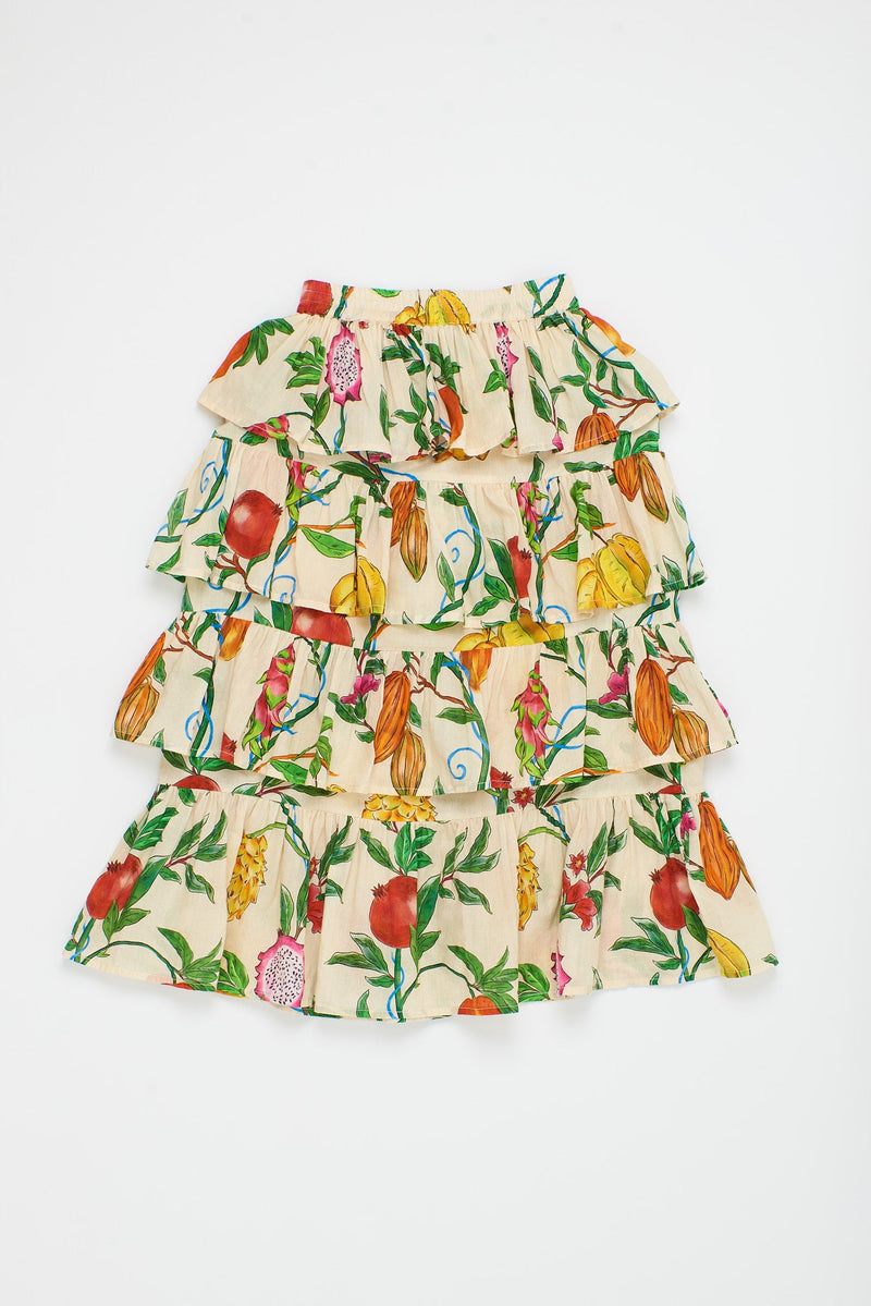 PASSION FRUIT SKIRT BEIGE