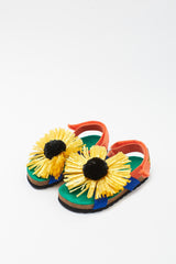 SONNENBLUMEN-SANDALEN GELB