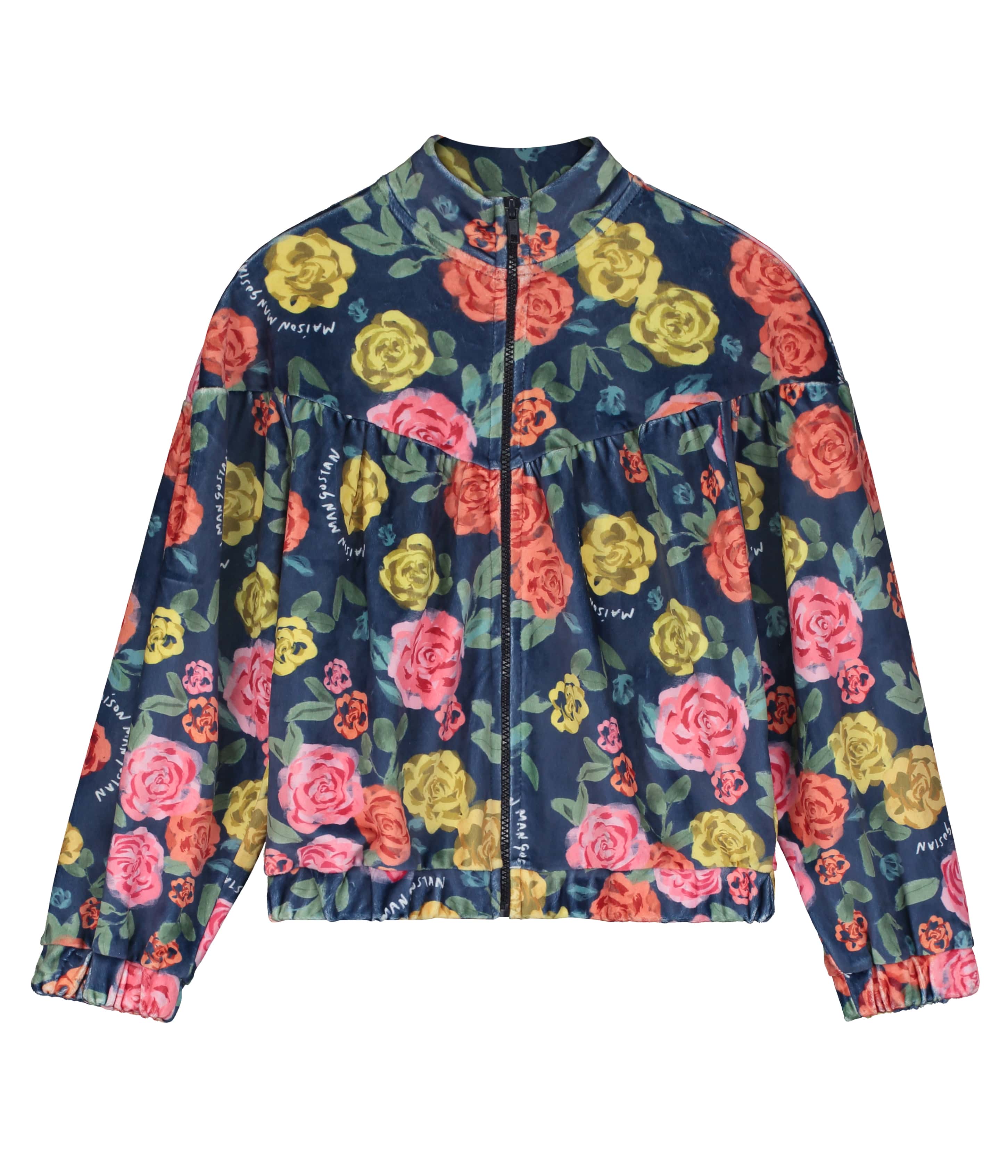 ROSES ZIP JACKET BLUE
