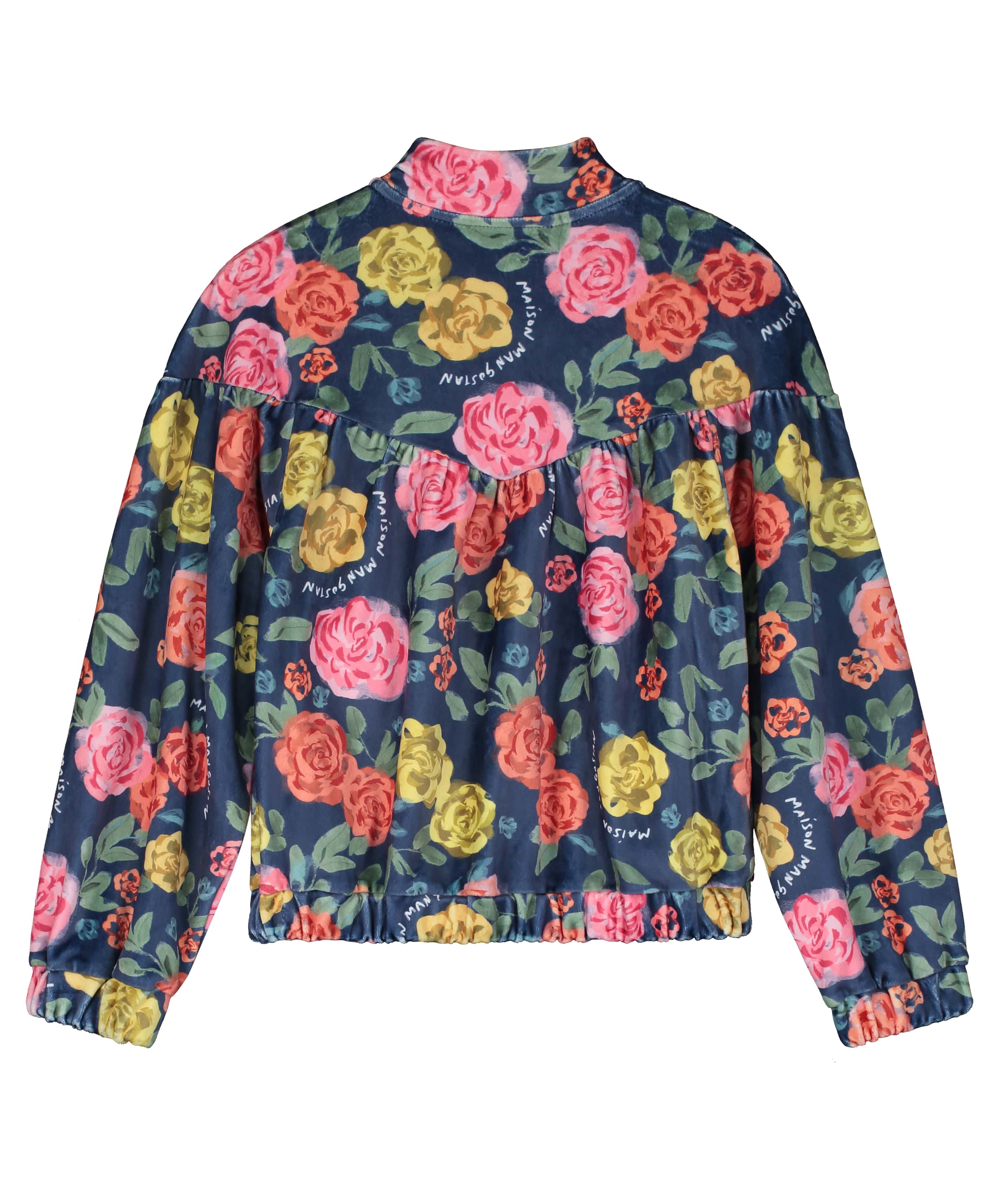 ROSES ZIP JACKET BLUE