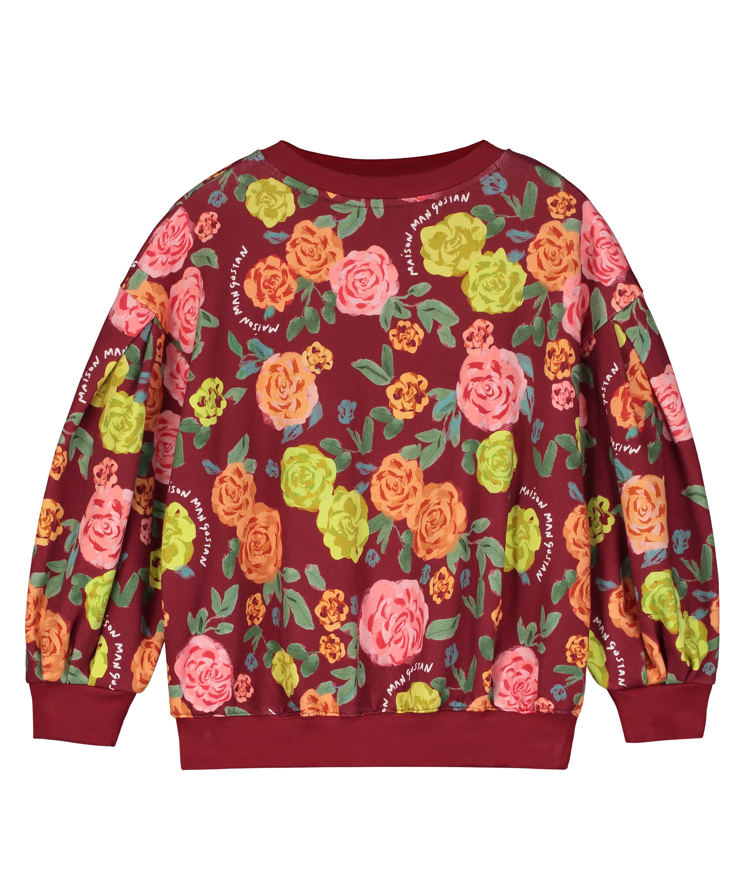 ROSES AO SWEATSHIRT BURGUNDY
