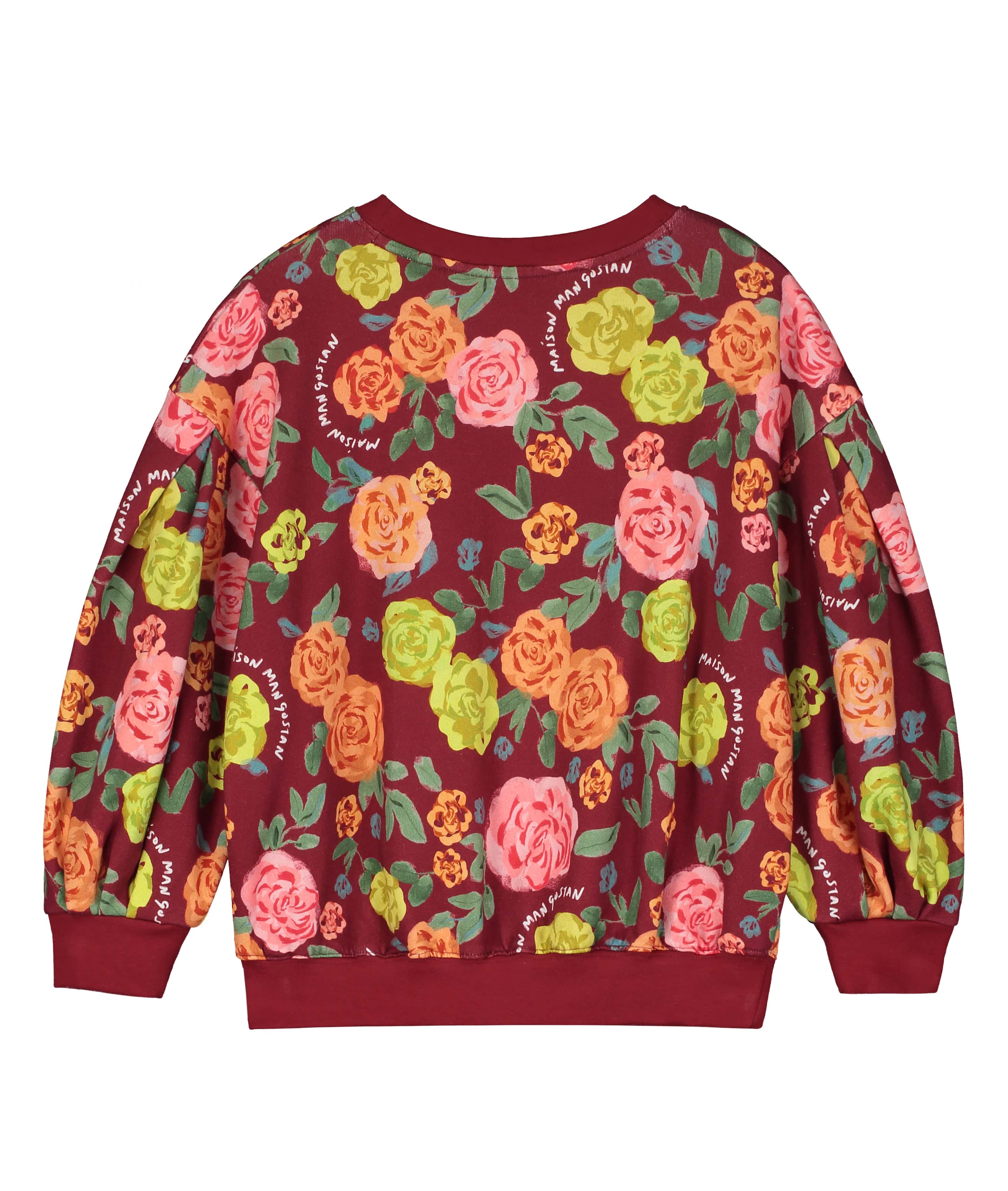 ROSES AO SWEATSHIRT BURGUNDY