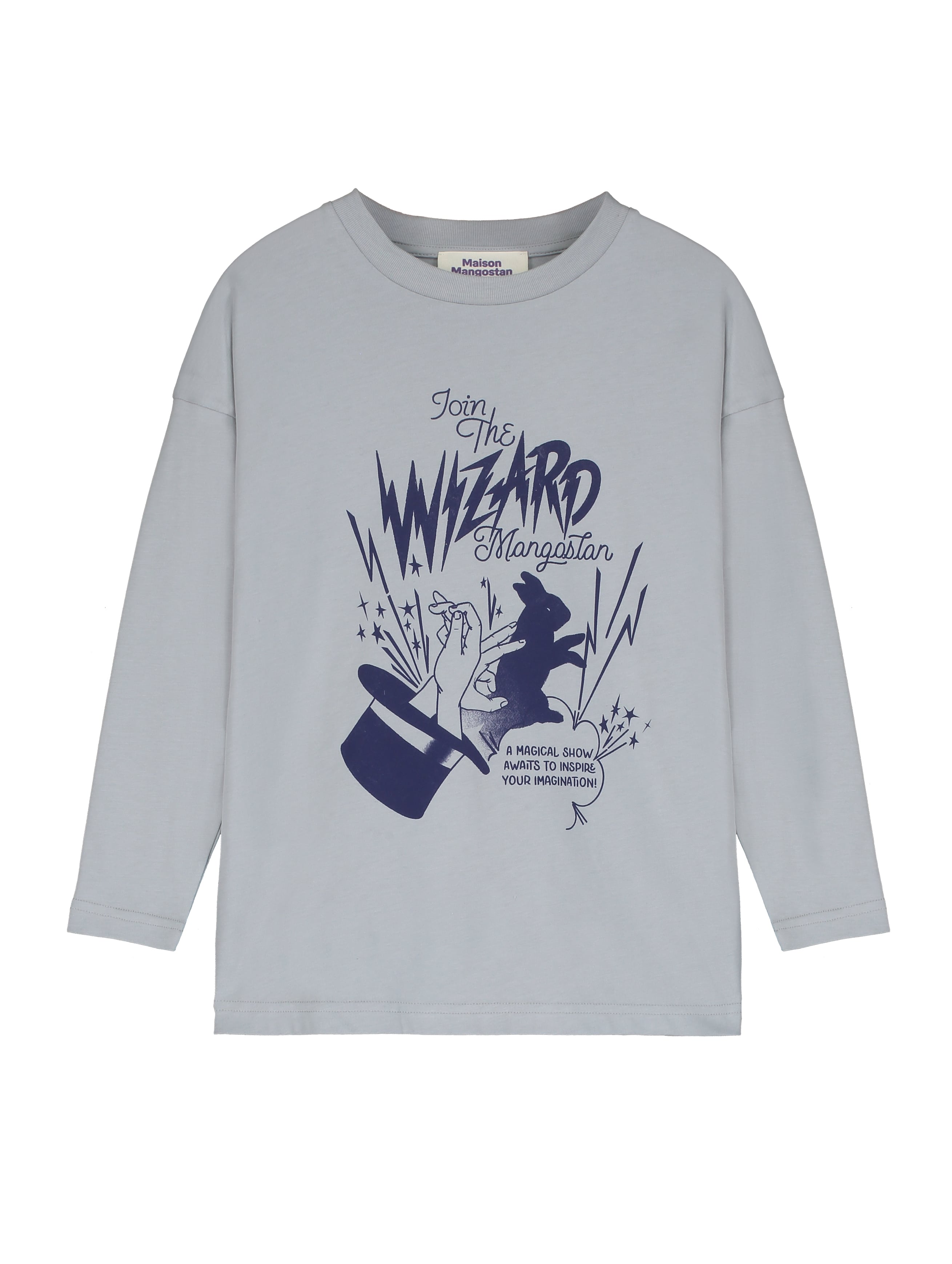 WIZARD LONG T-SHIRT GREY