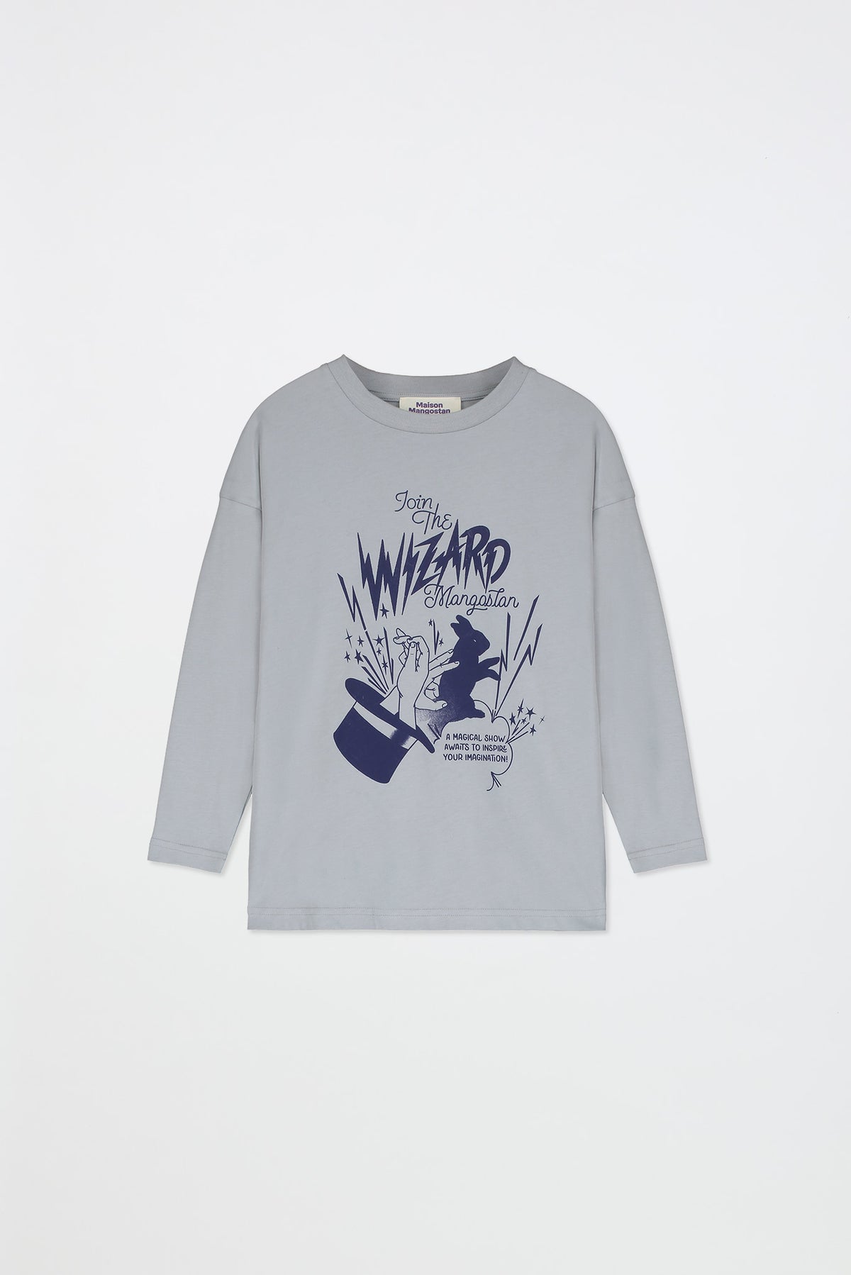 WIZARD LONG T-SHIRT GREY