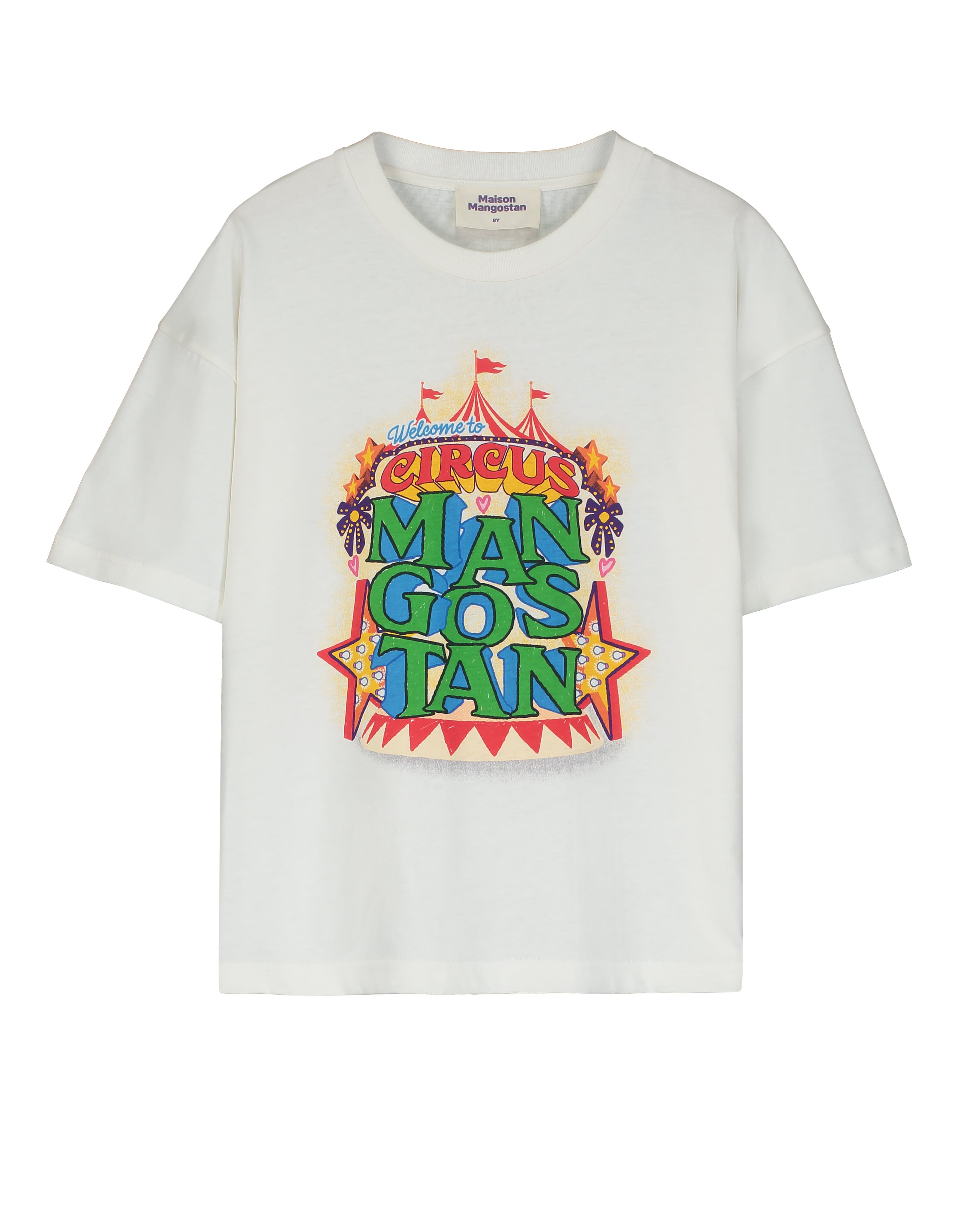 CIRCUS T-SHIRT CLOUDY WHITE
