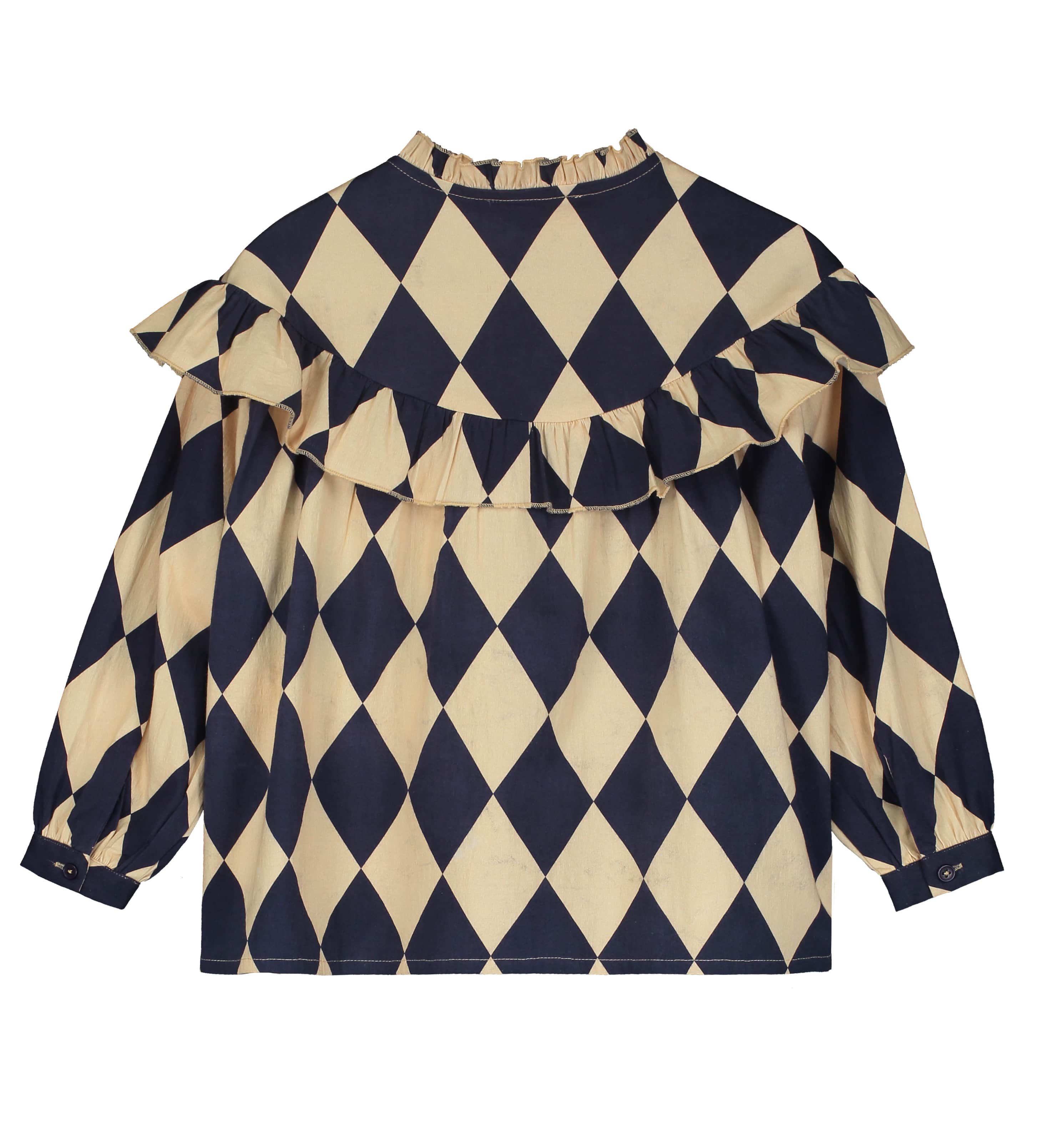 HARLEQUIN SHIRT ANGORA/WHITE