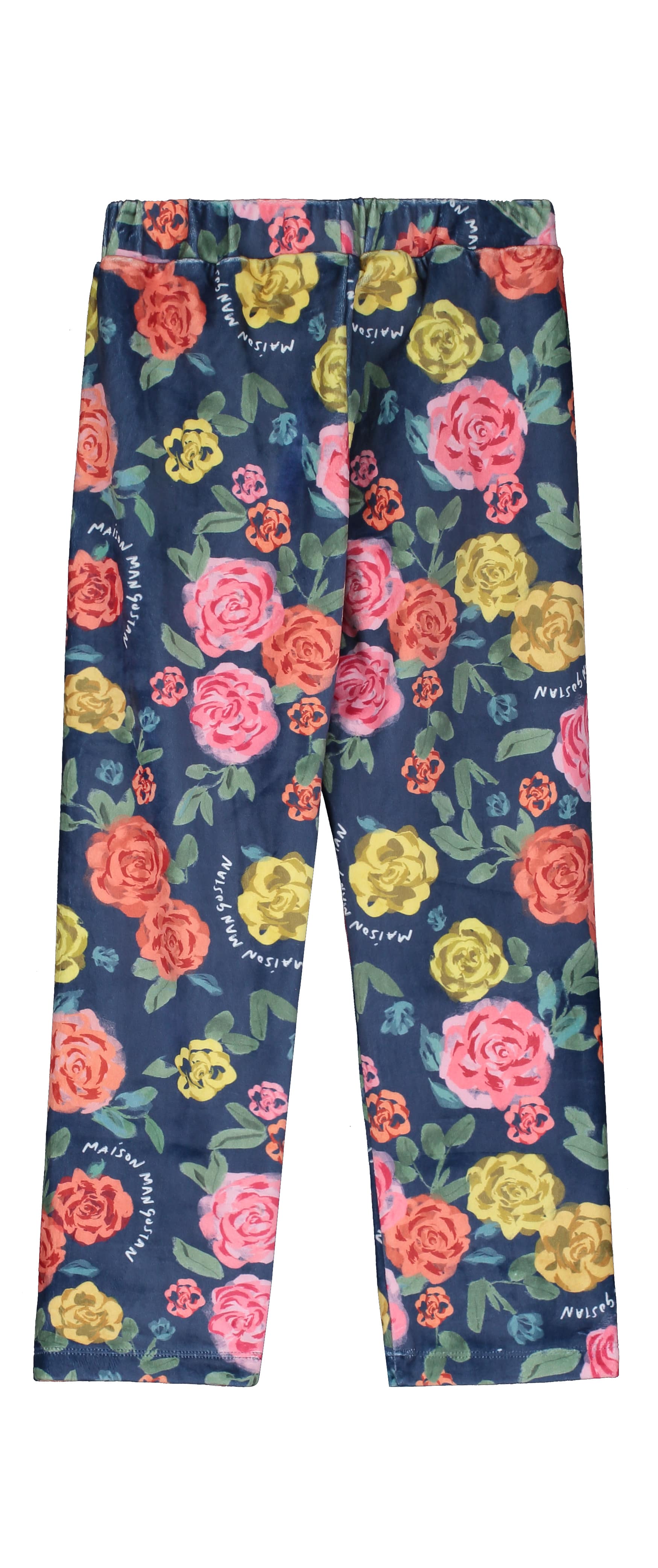 ROSES VELVET TROUSERS NAVY