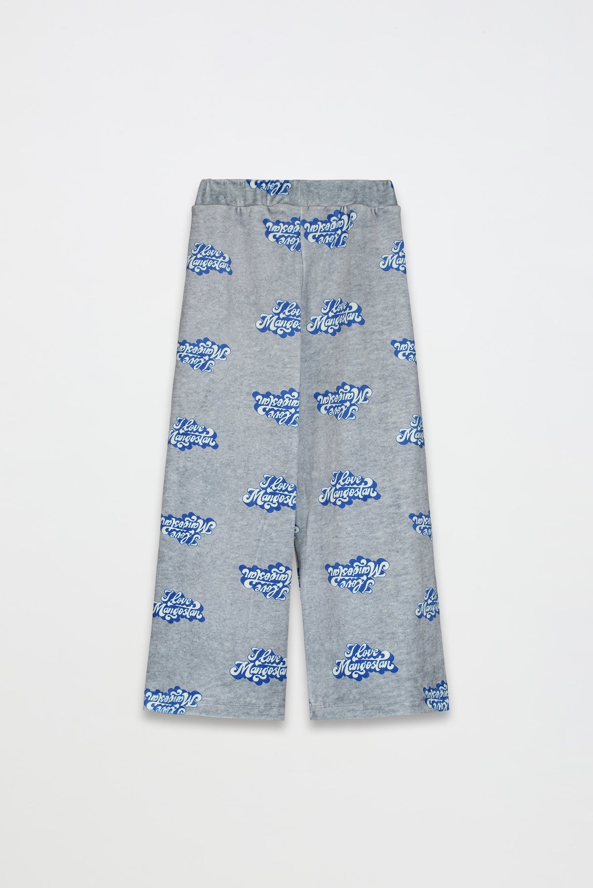 I LOVE VELVET TROUSERS GREY