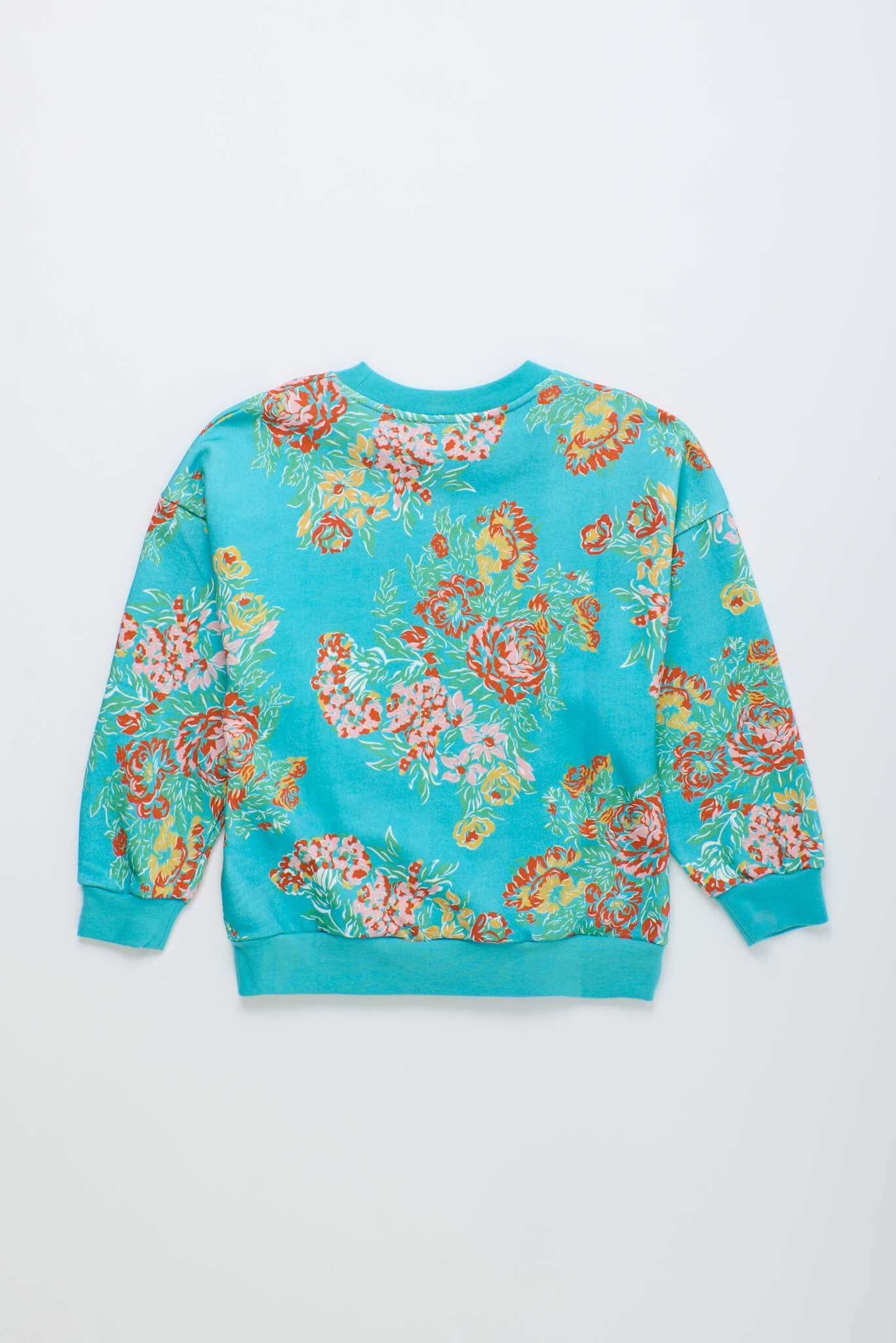 VINTAGE FLOWERS SWEATSHIRT MINT