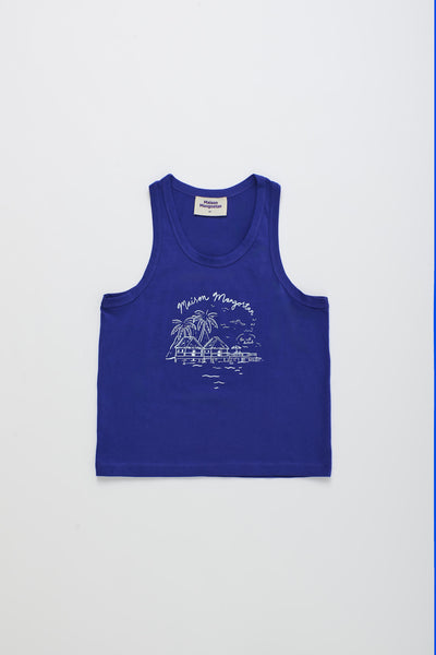 LEISURELY TANK TOP BLUE