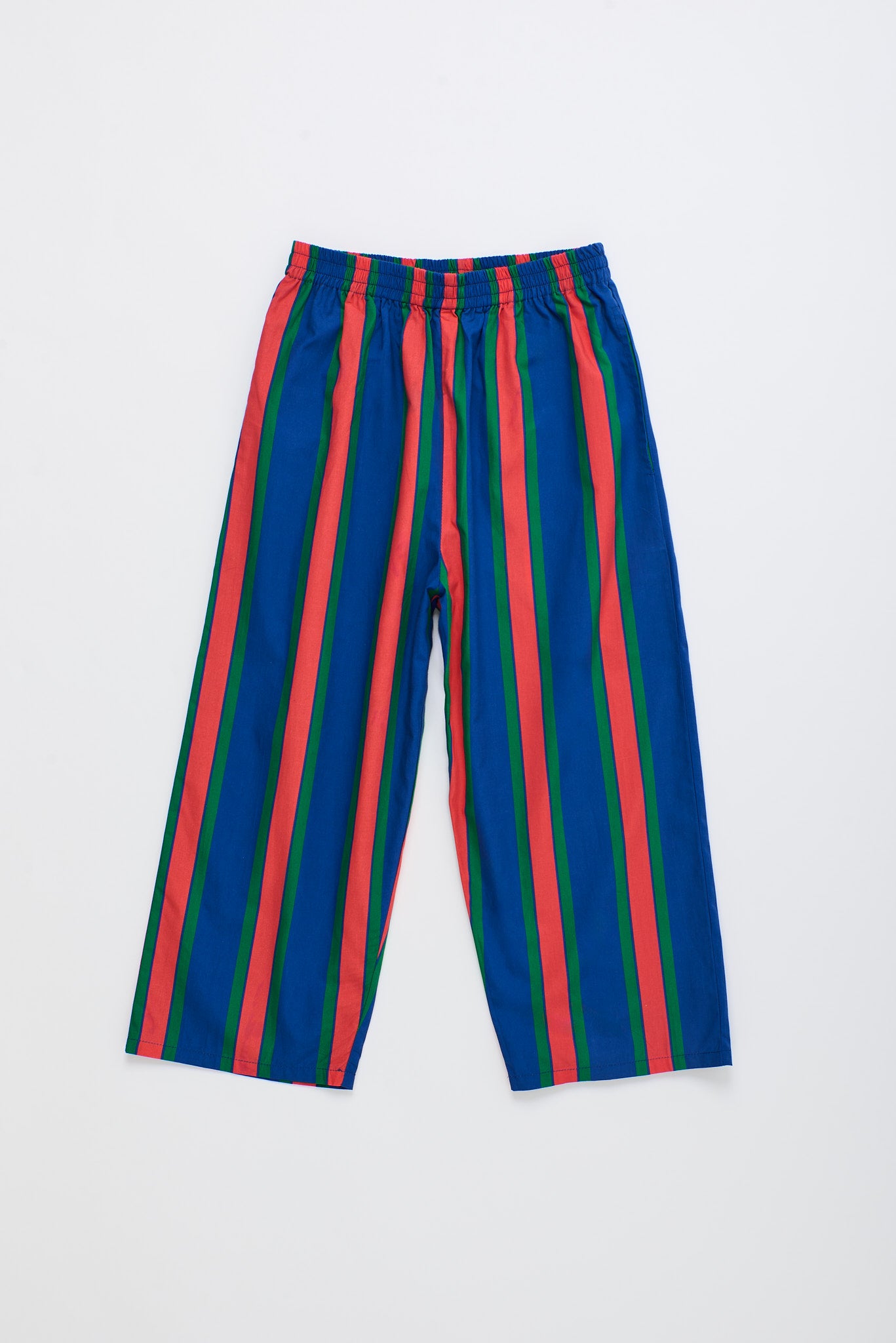TROPIC STRIPED PANTS NAVY / RED