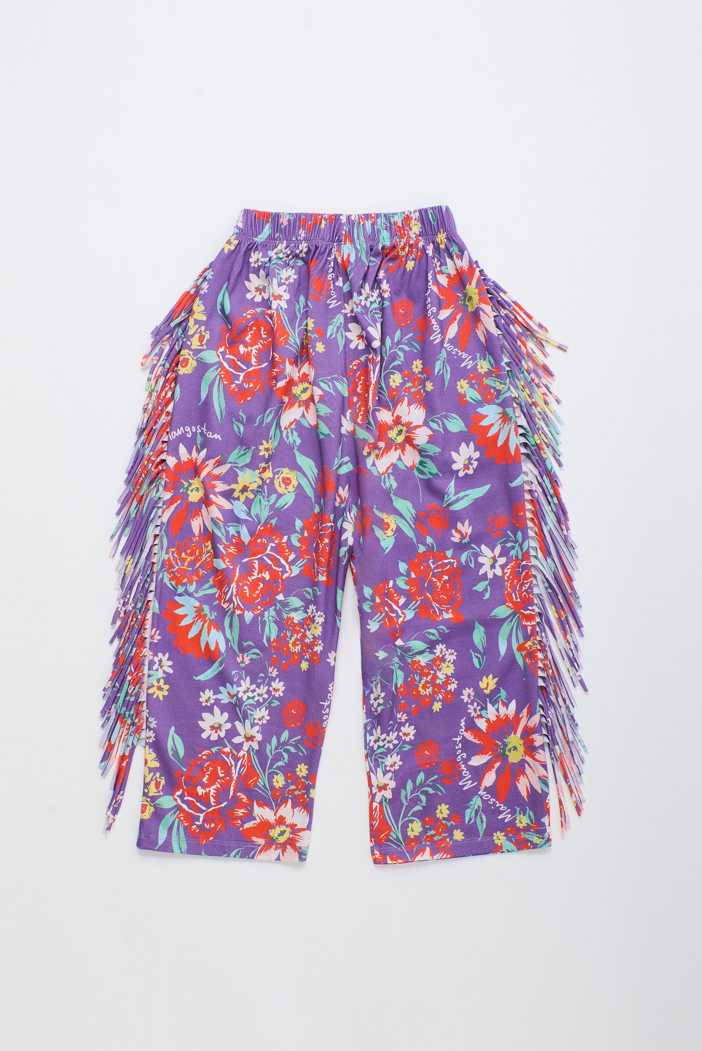 BEVERLY FRINGE PANTS DEEP LAVENDER