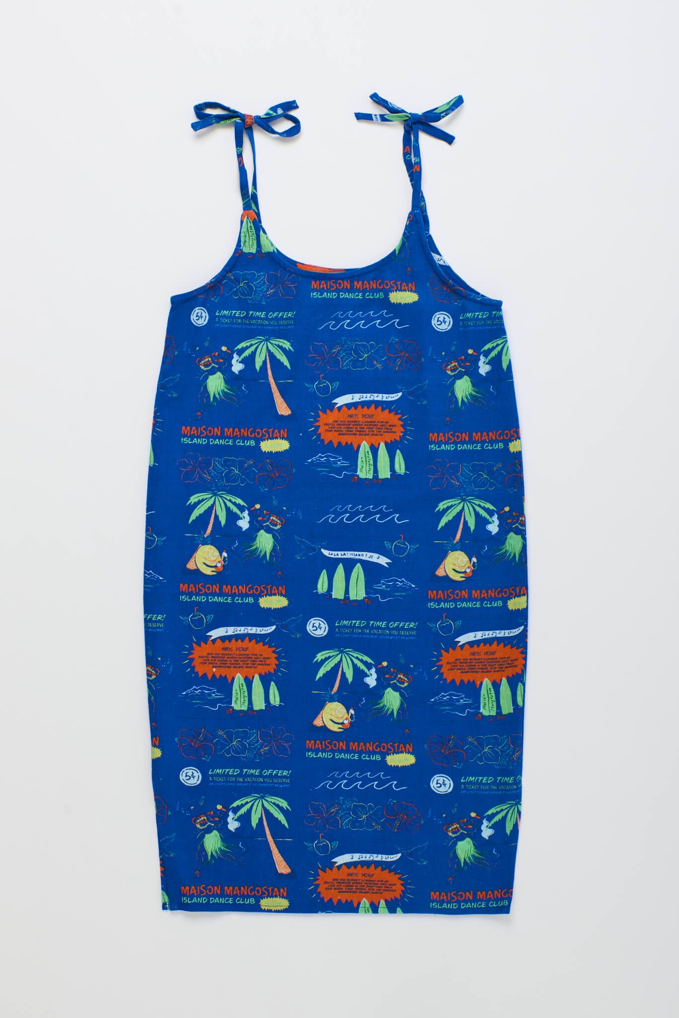 HULA DRESS BLUE