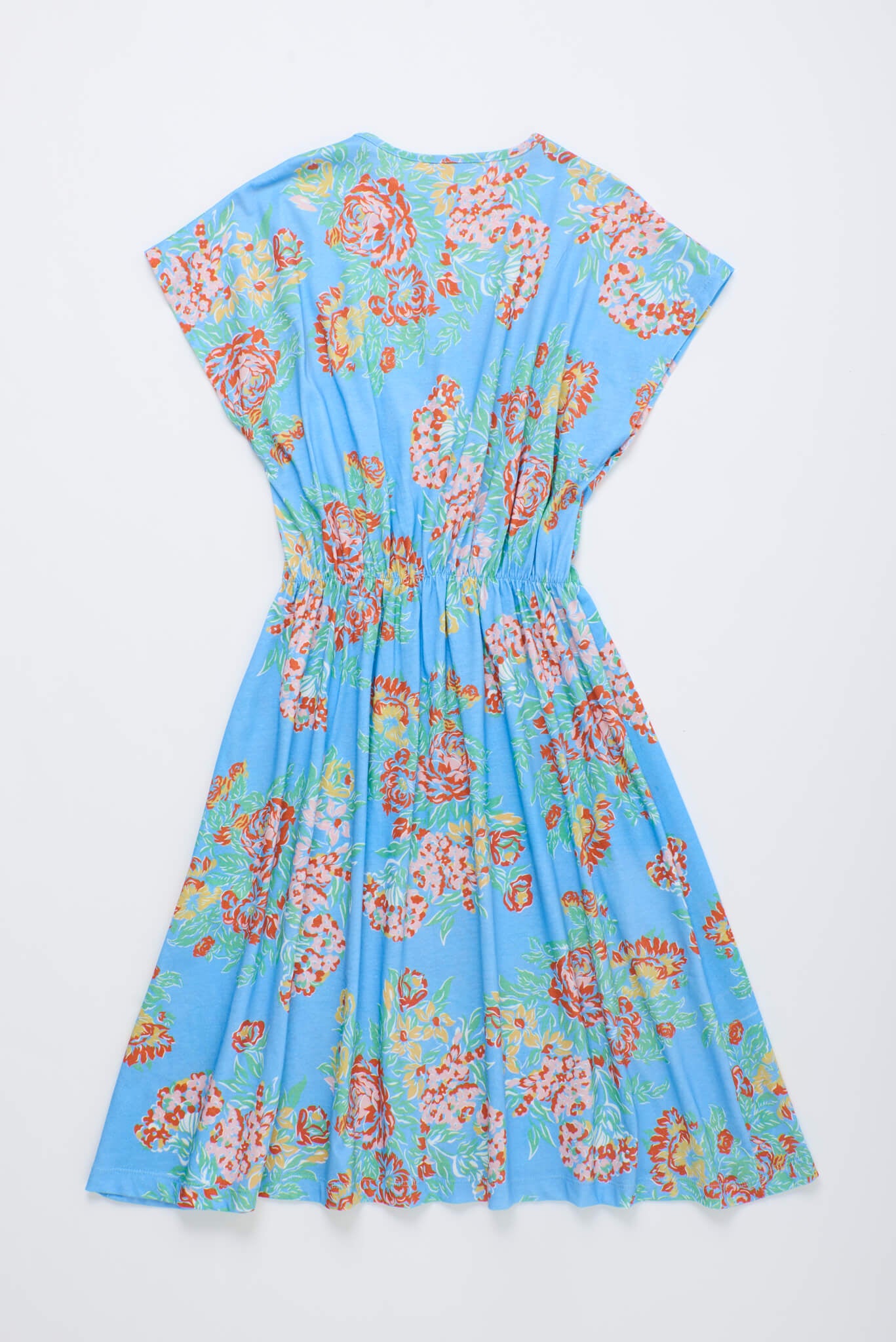 VINTAGE FLOWERS DRESS BLUE