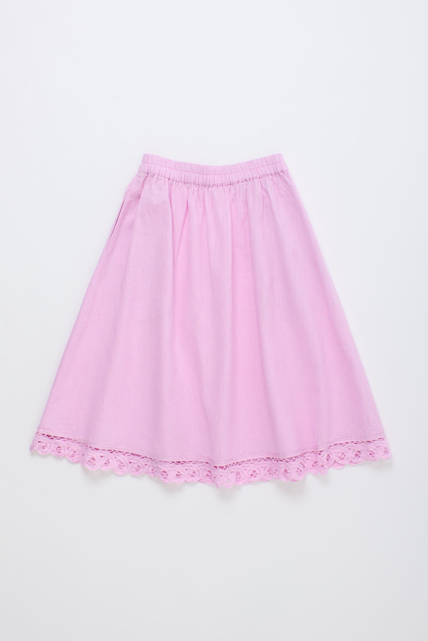 ISLA LACE SKIRT PINK