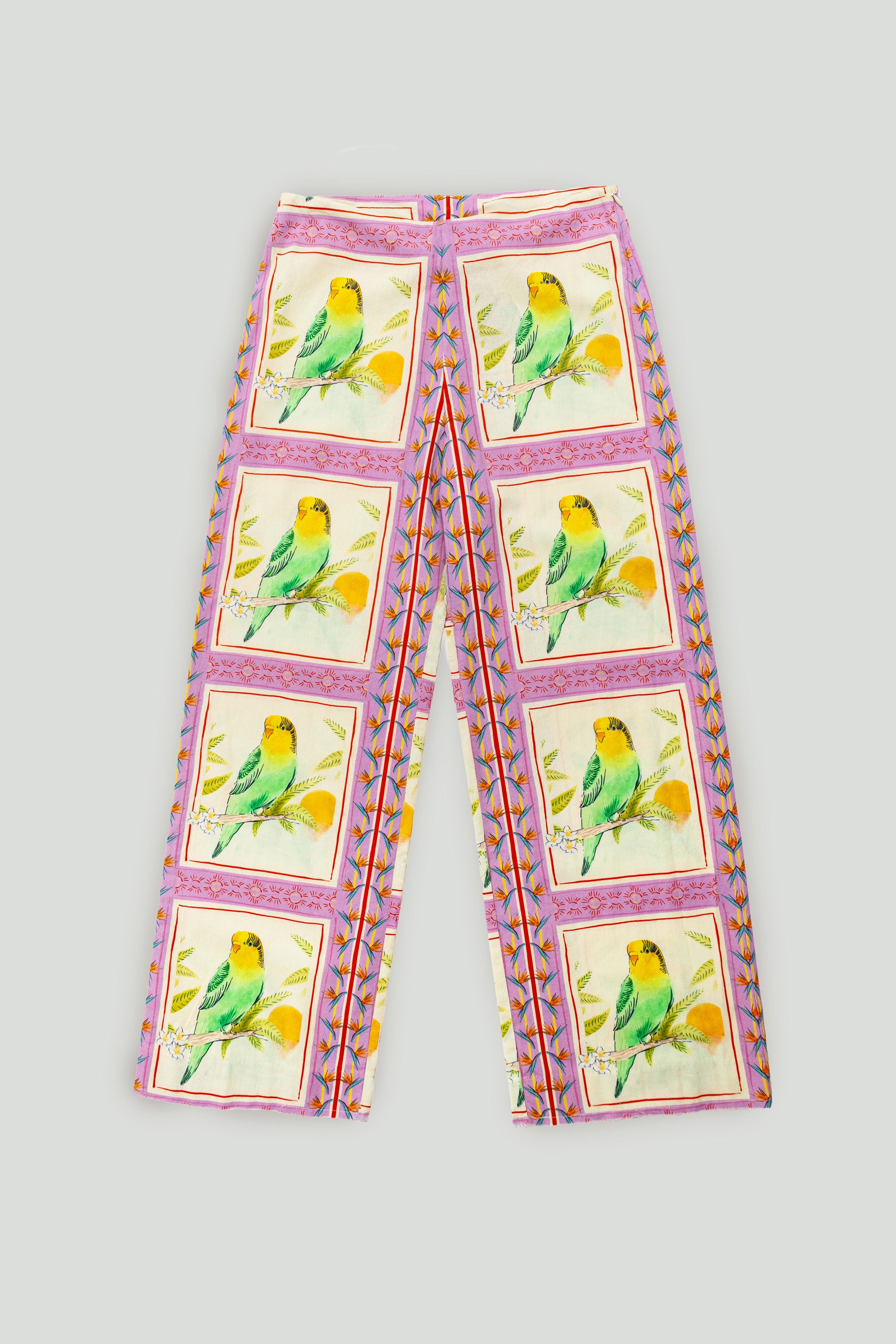 BIRDS PATCHWORK PANTS BLUSH