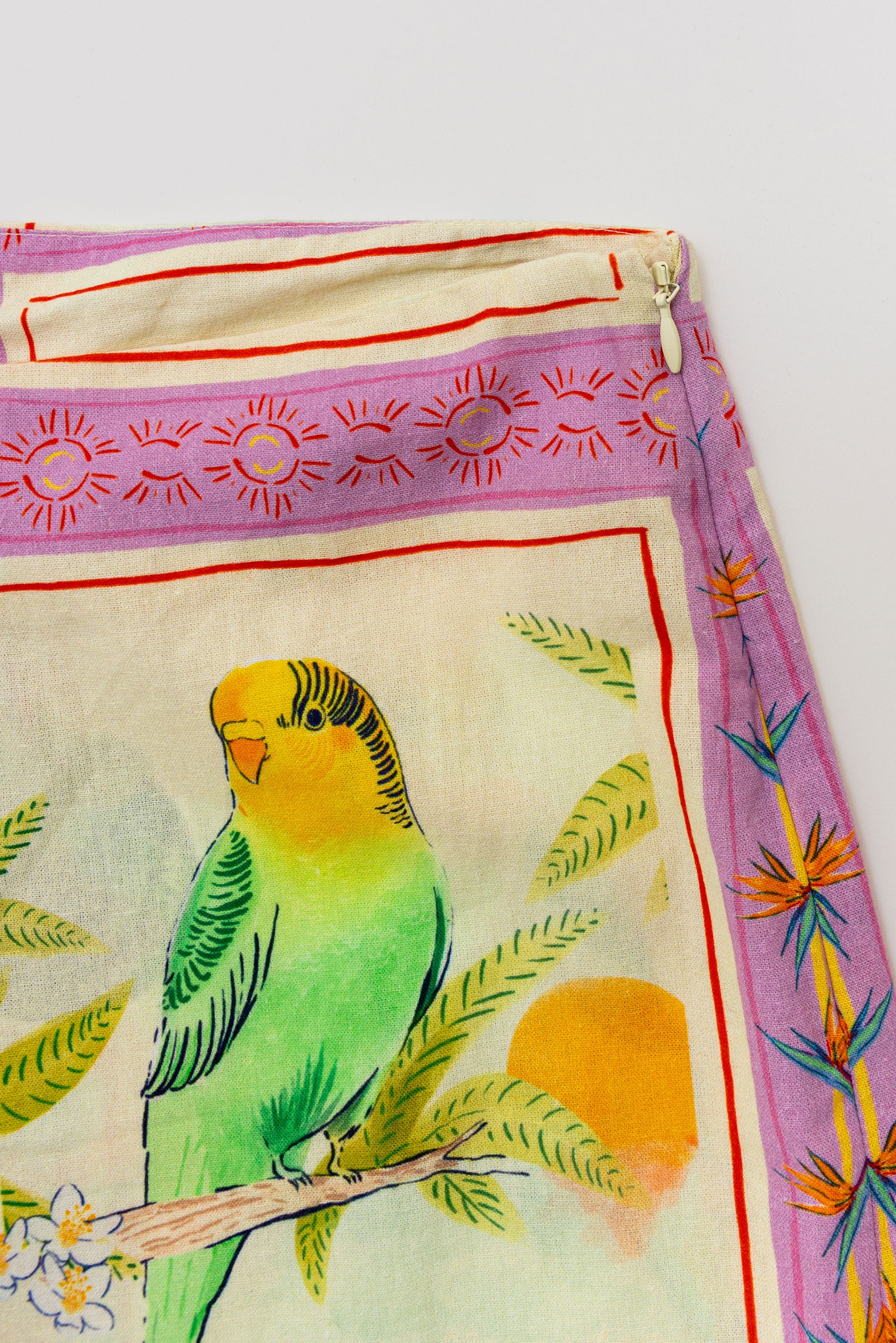 BIRDS PATCHWORK PANTS BLUSH