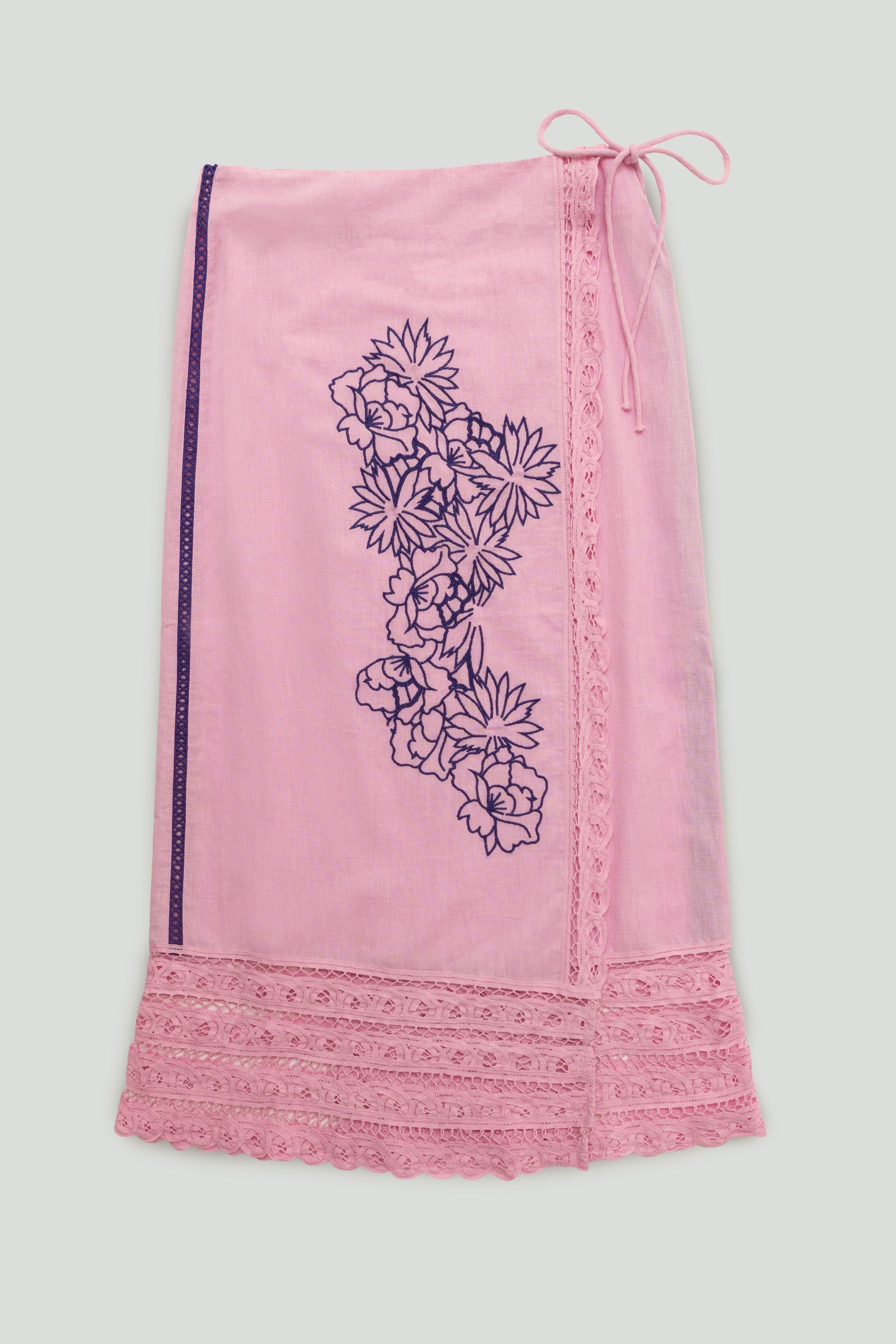 EMBROIDERY ROSES SKIRT