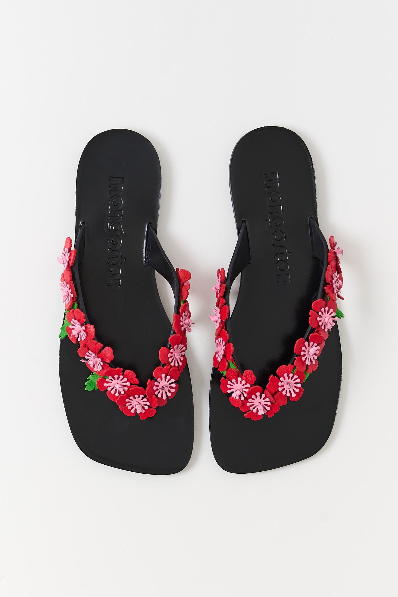 HIBISCUS RED SANDALS
