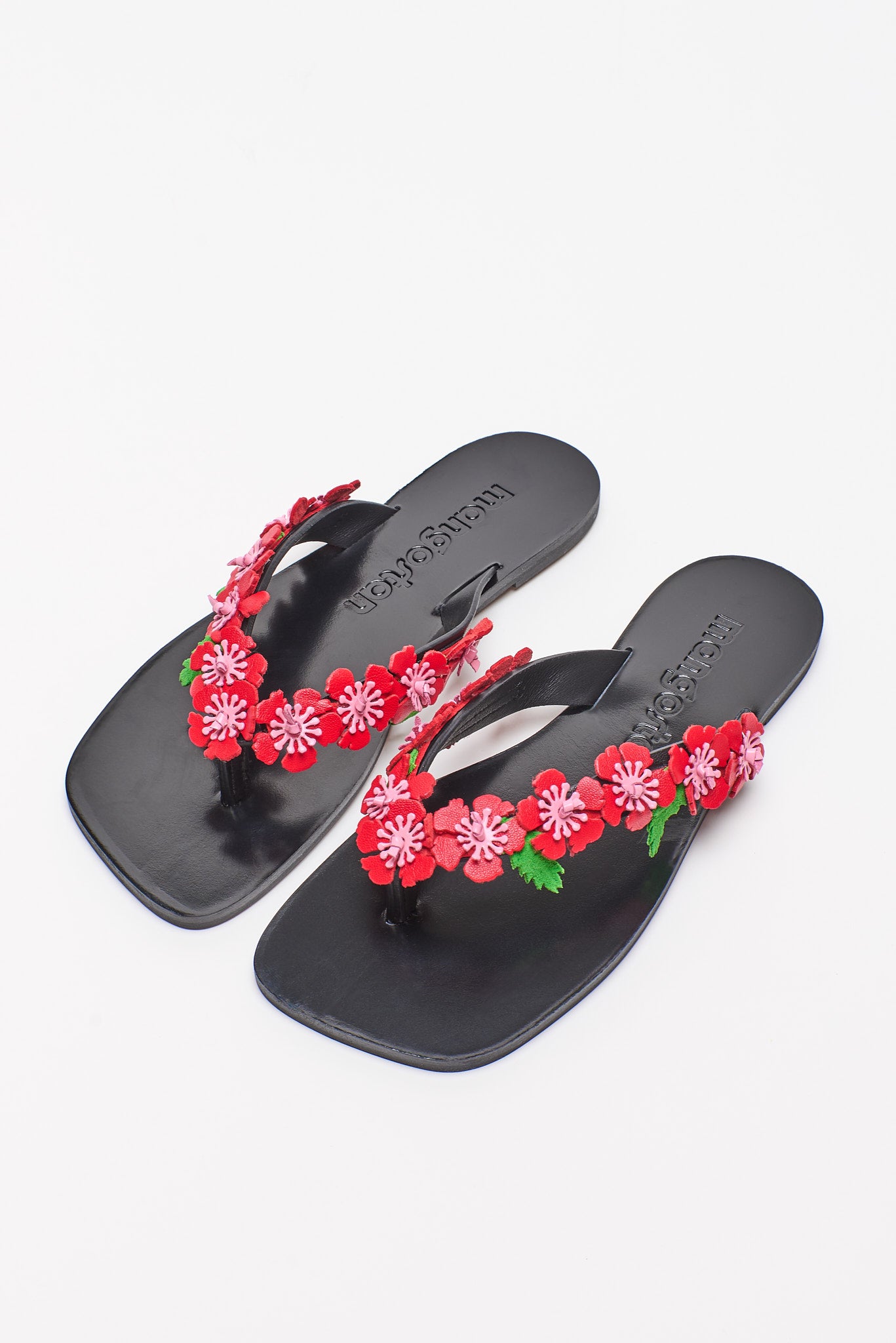 HIBISCUS RED SANDALS