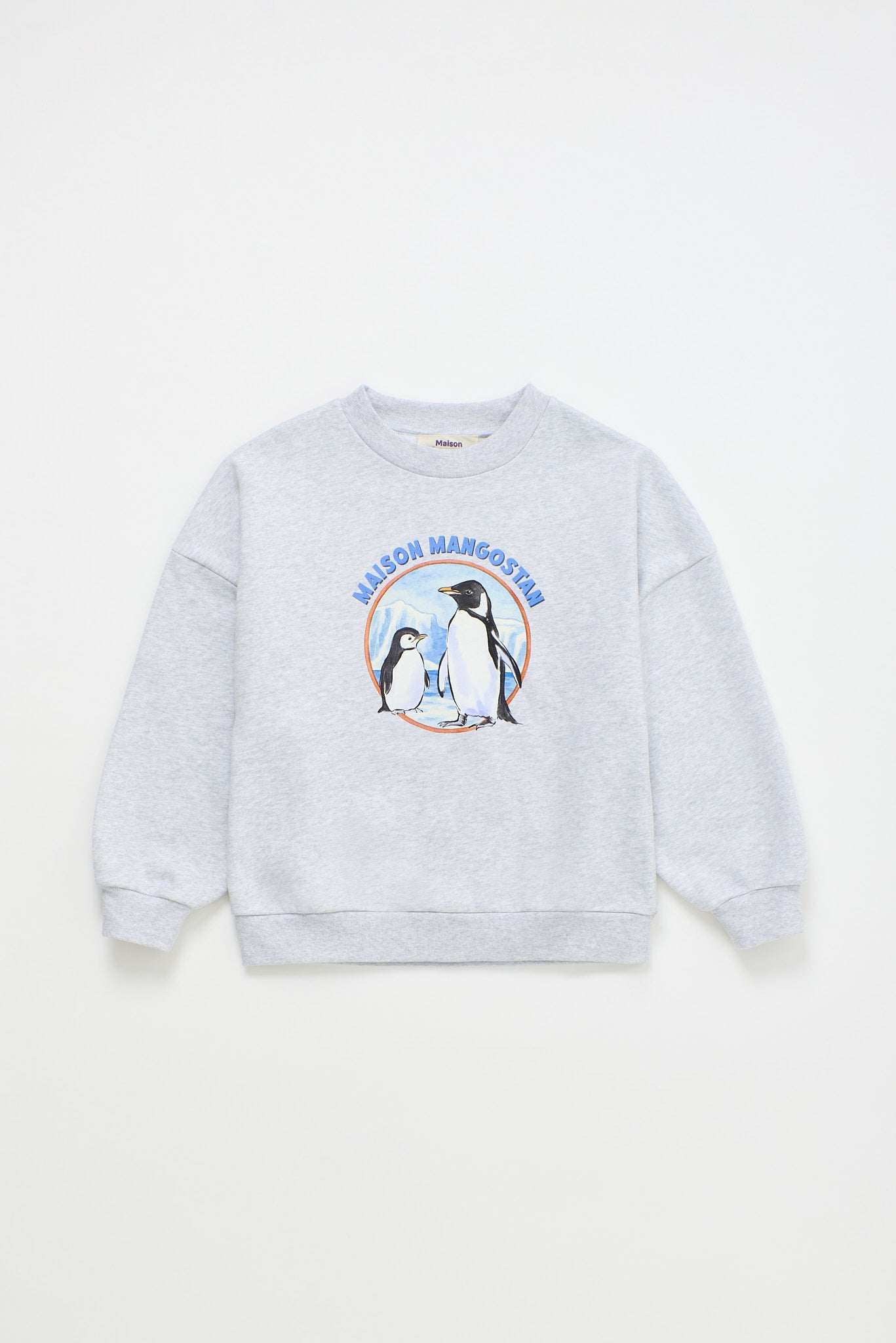 PENGUINS SWEATSHIRT GREY MELANGE