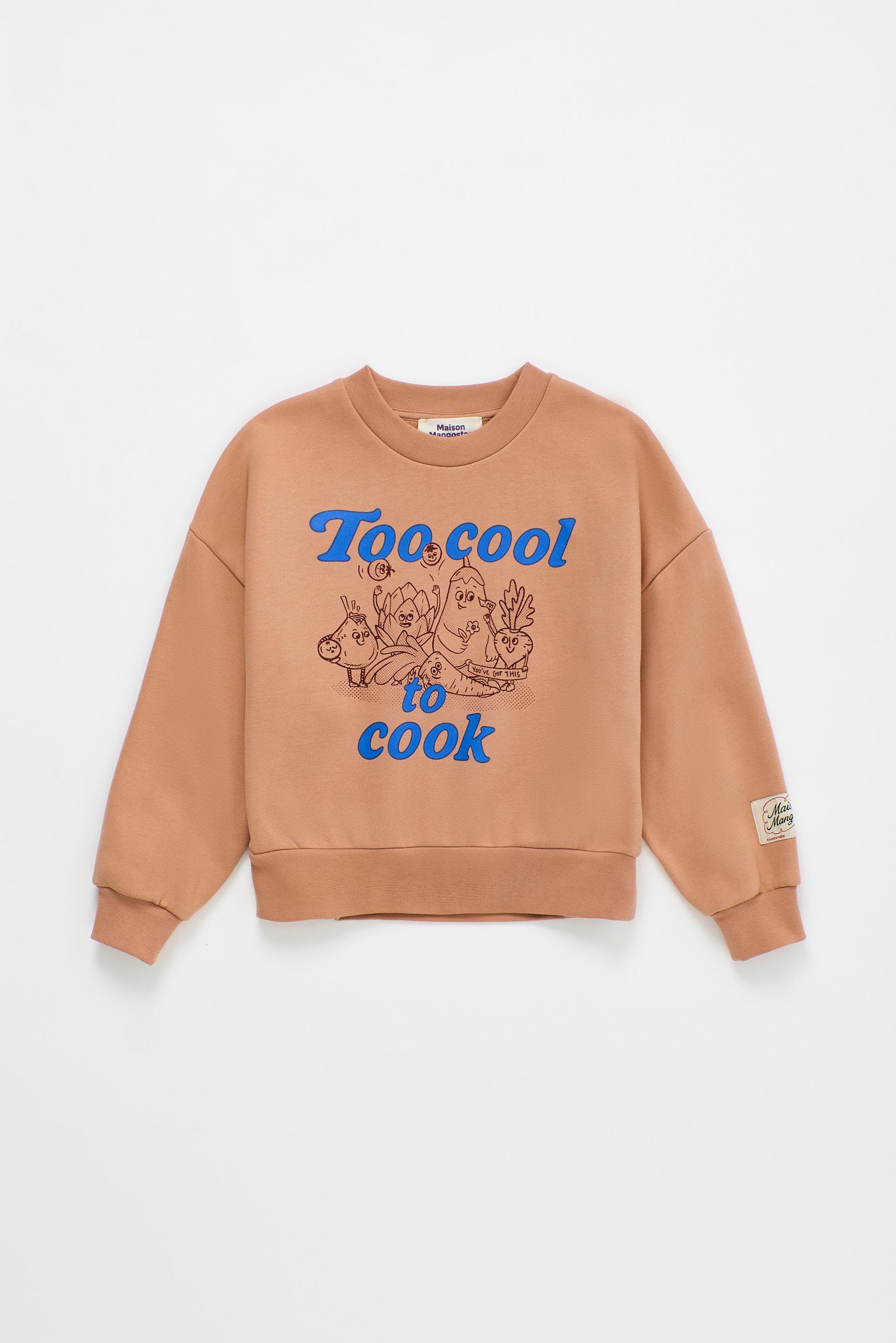 TOO COOL TO COOK SWEATSHIRT CARAMEL