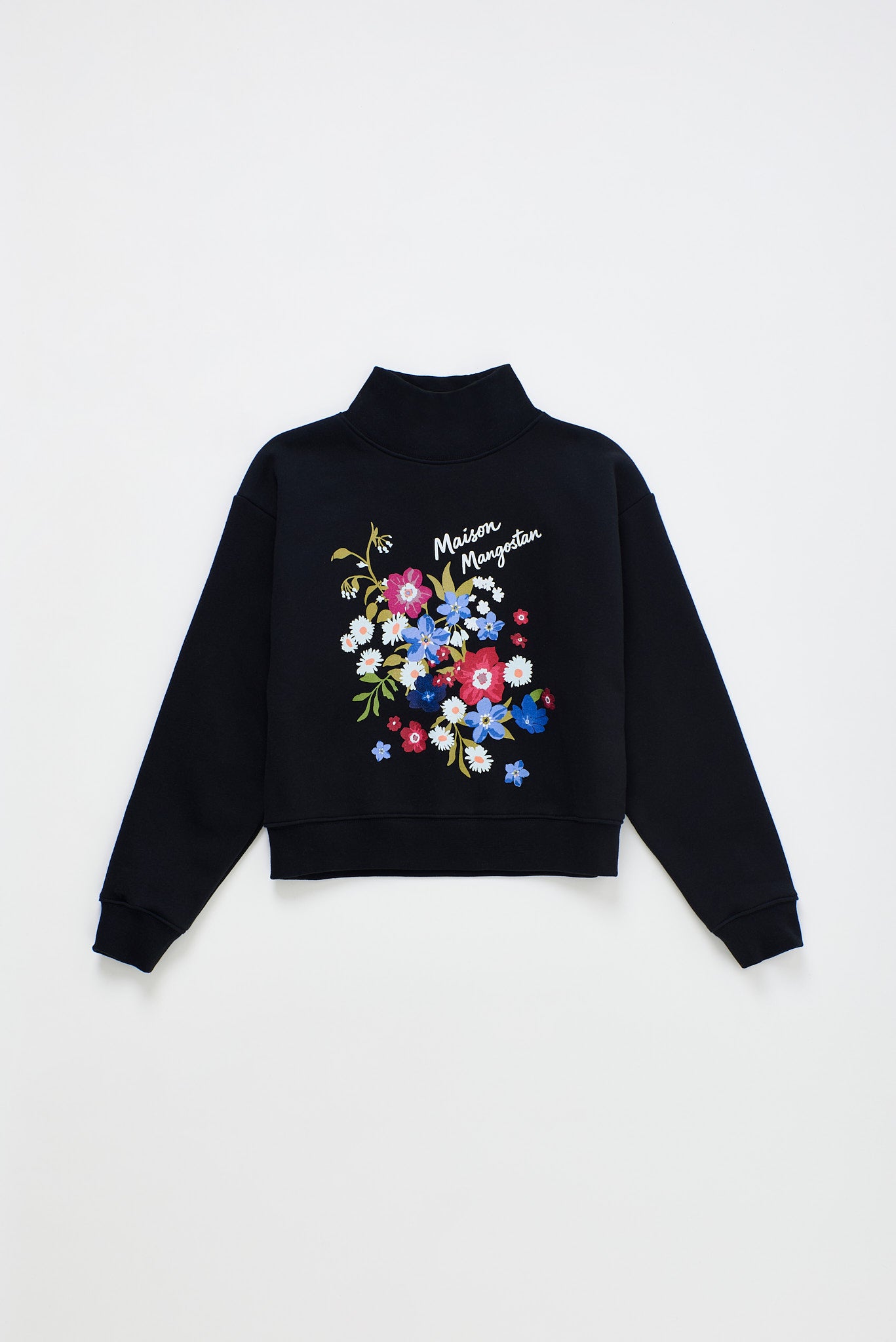 FLORECITAS SWEATSHIRT BLACK