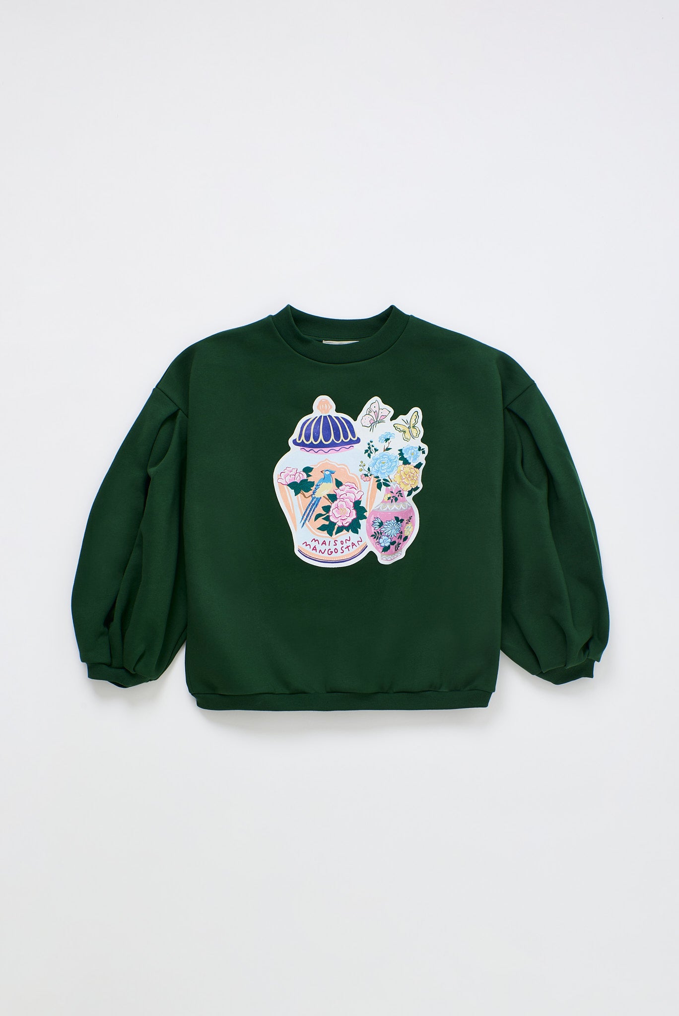 PORCELAIN SWEATSHIRT GREEN