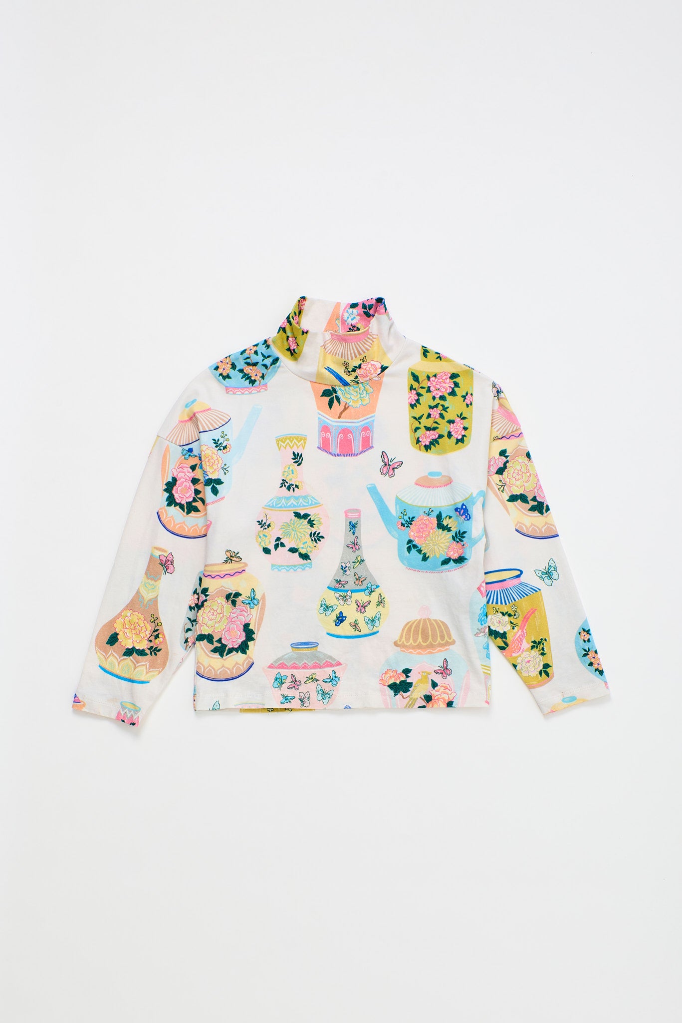 PORCELAIN TURTLE T-SHIRT CLOUDY WHITE