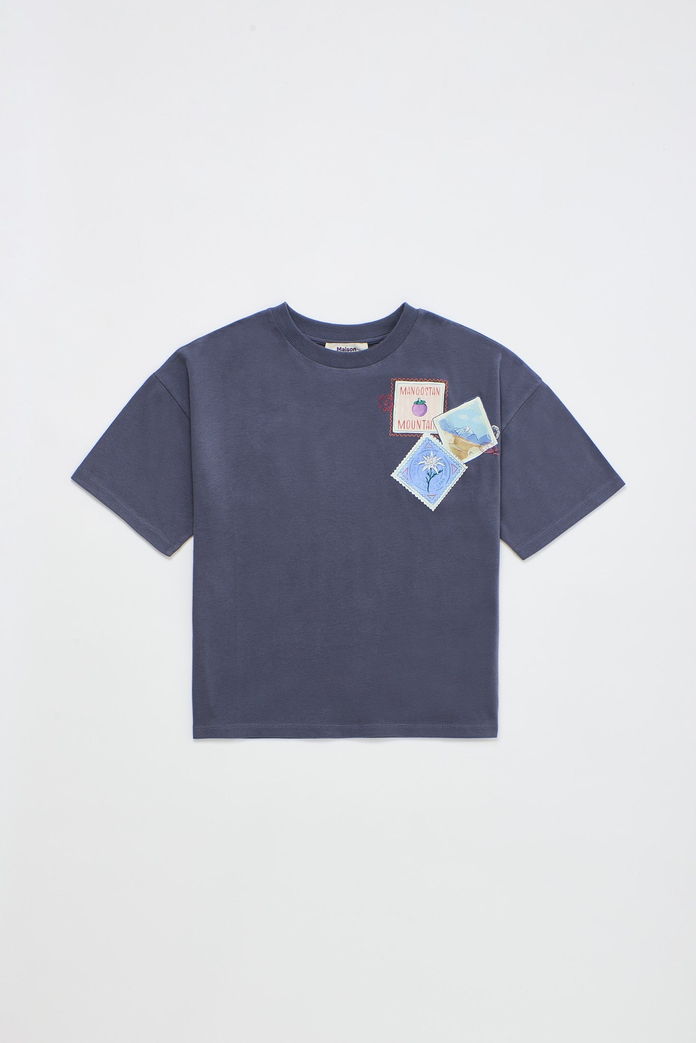 POSTCARD T-SHIRT GREY