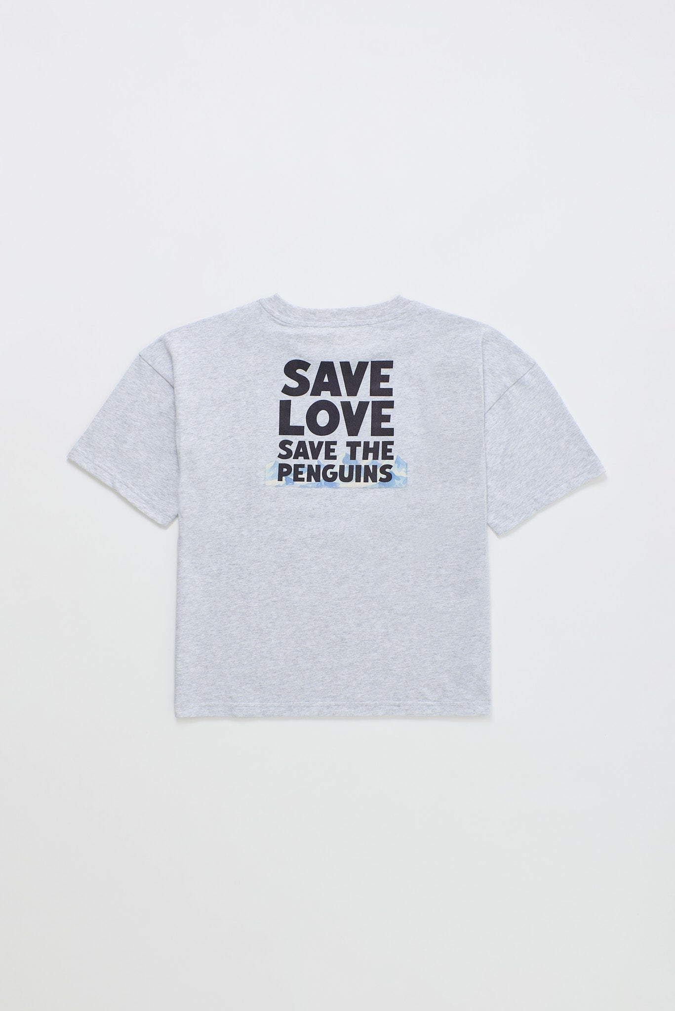 PENGUINS T-SHIRT GREY MELANGE