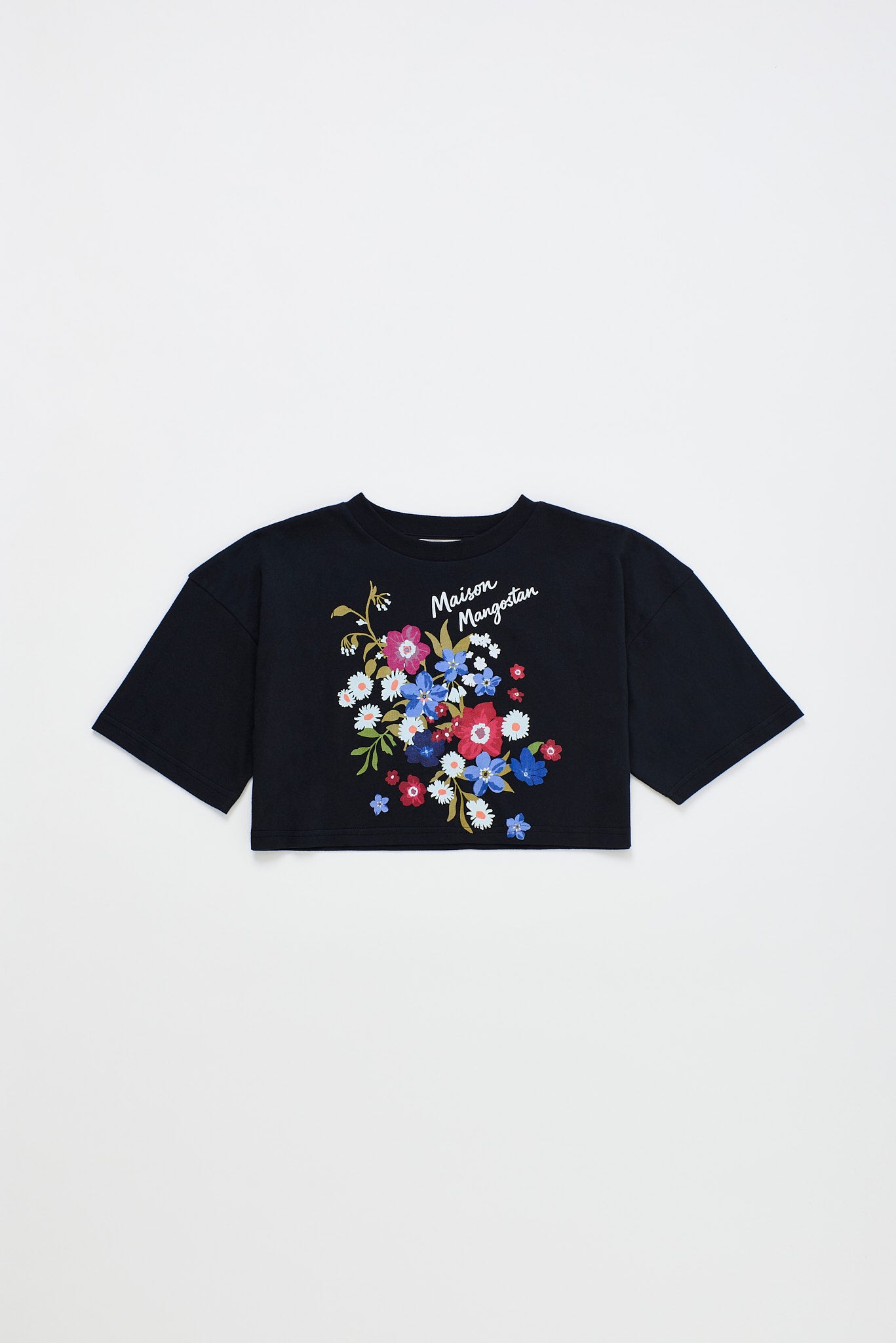 FLORECITAS T-SHIRT BLACK