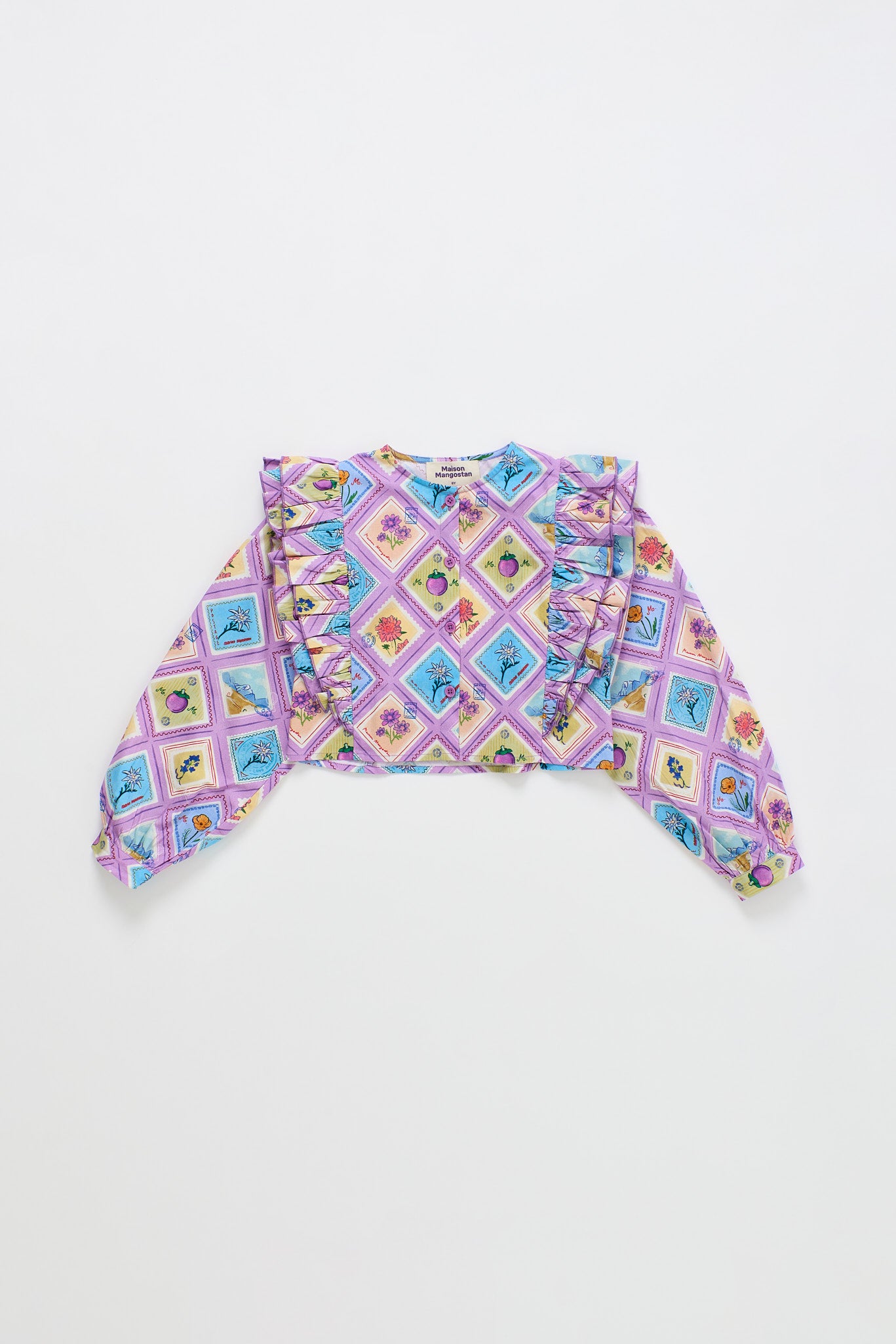 POSTCARD SHIRT LILAC