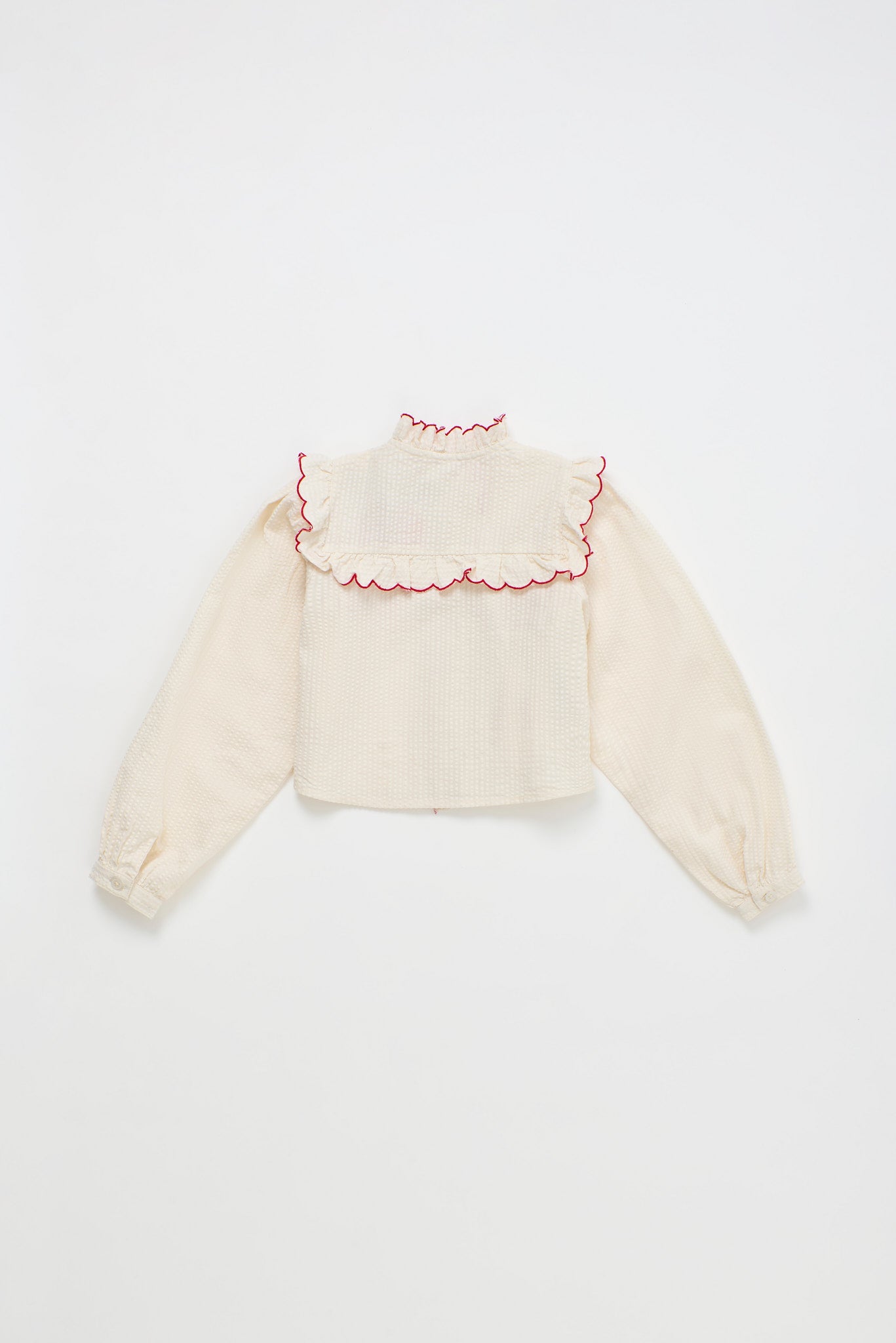VEGETABLES  EMBROIDERY SHIRT ANGORA