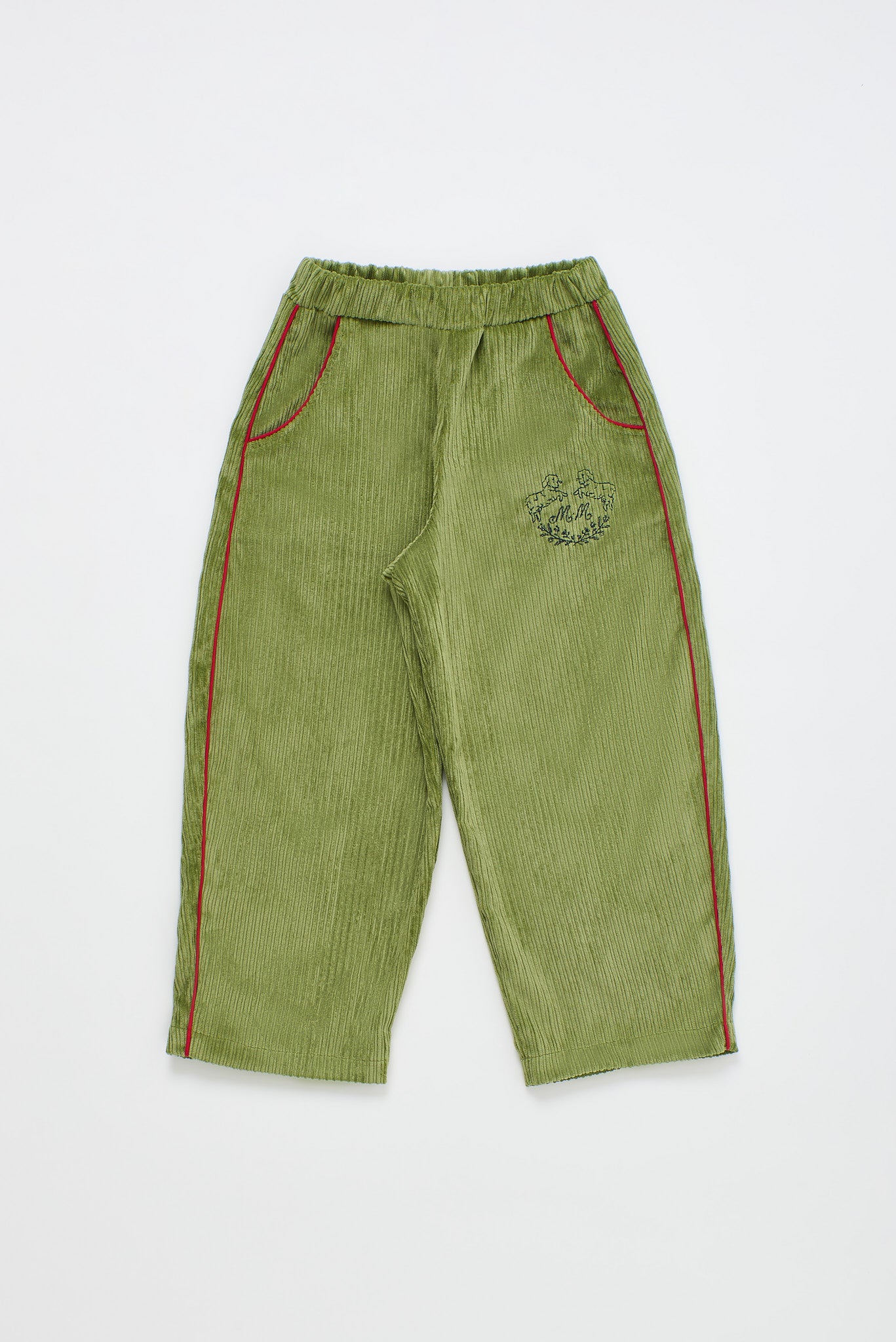 CORDUROY PANTS GREEN